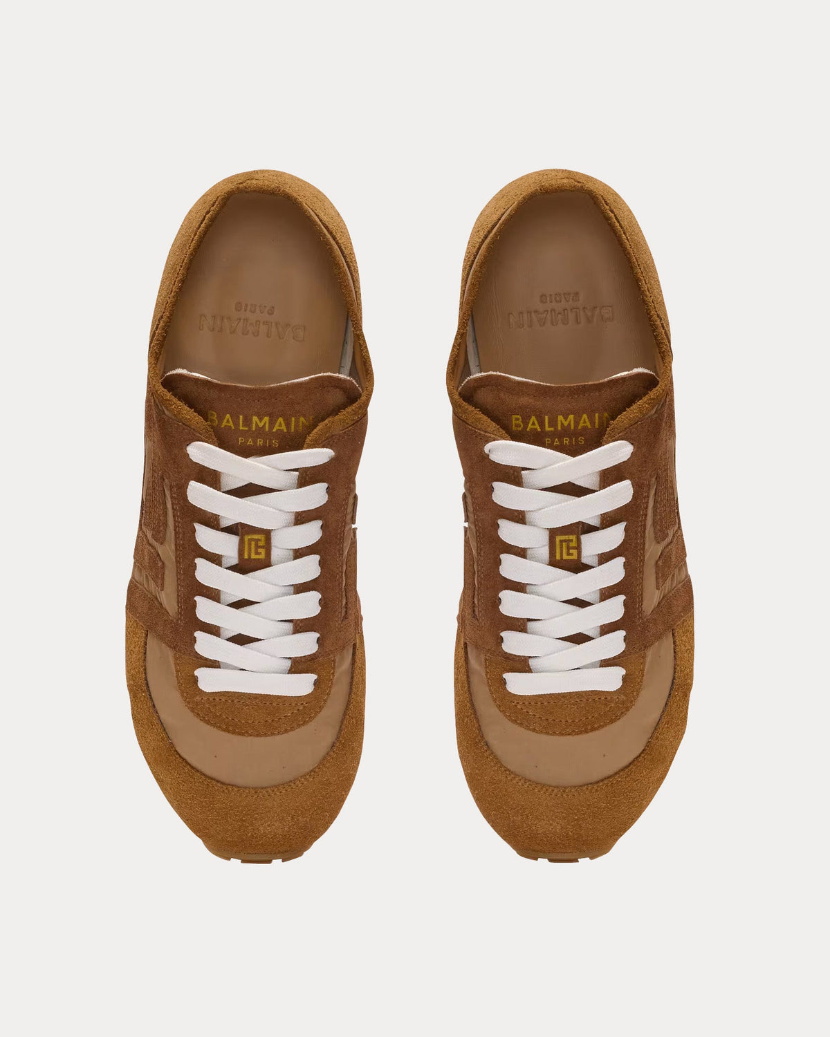 Racer 45 Suede & Nylon Brown Low Top Sneakers