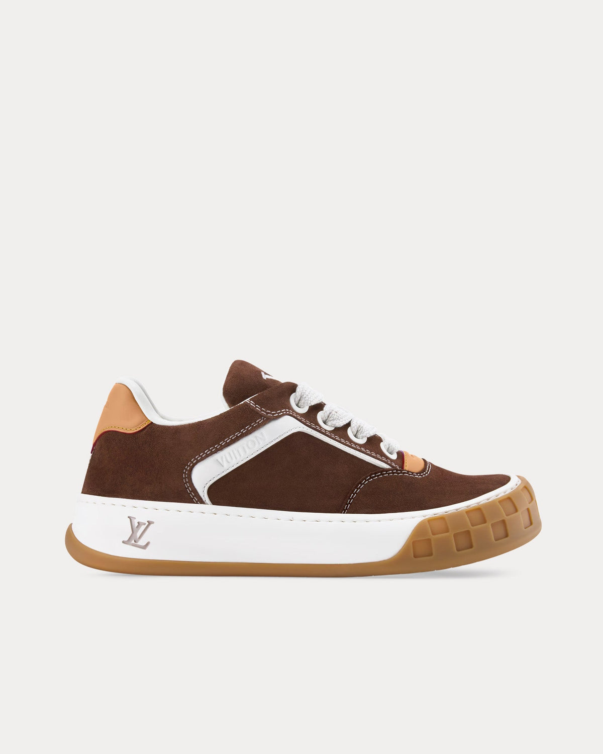 LV Tilted Brown Low Top Sneakers