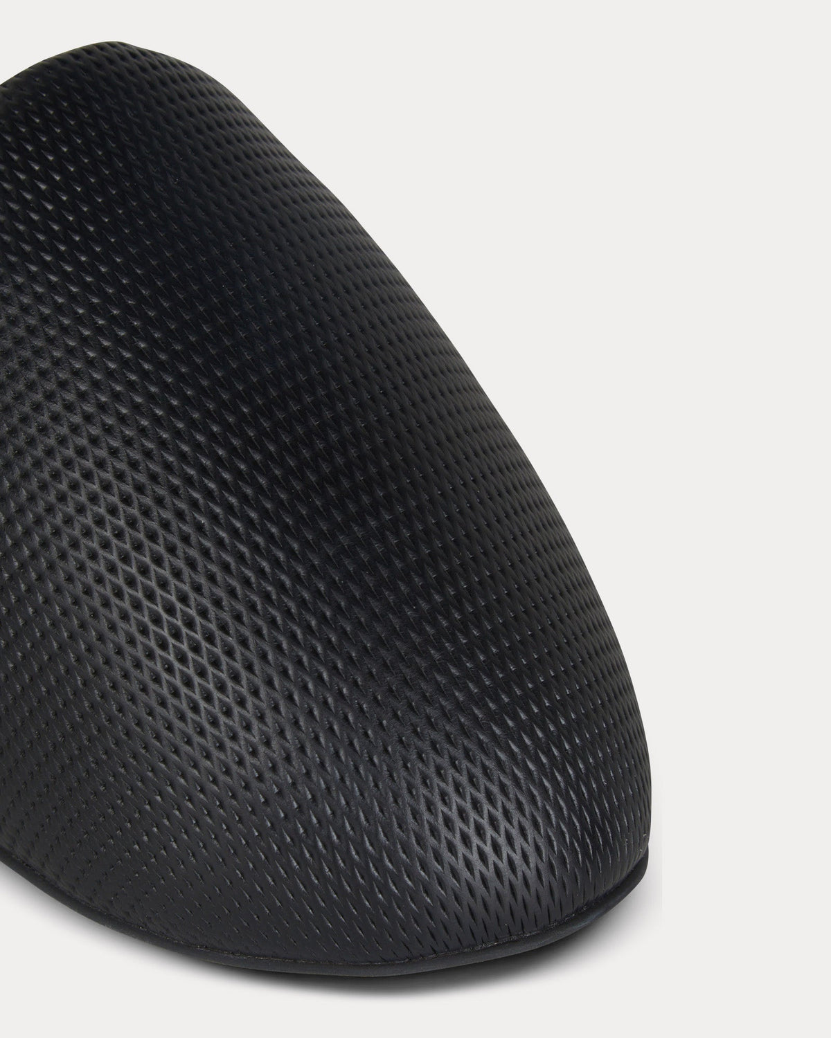 B-Cloud Embossed Leather Black Slip On Sneakers