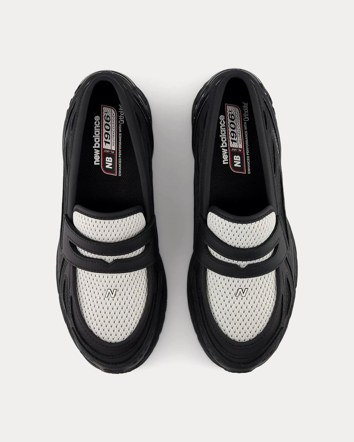 1906L Black / Angora Loafers