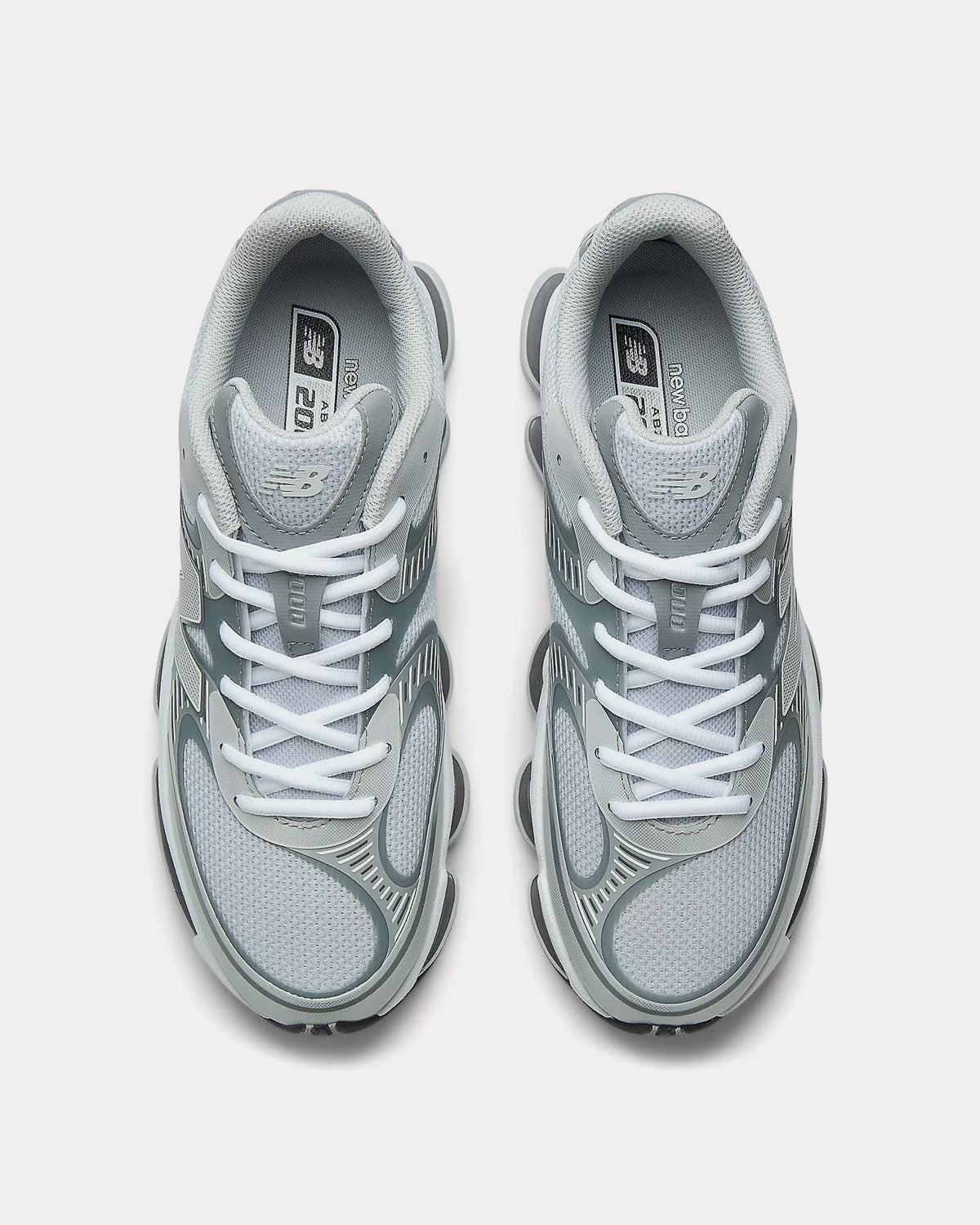 Abzorb 2000 Pearl Grey / NB White Low Top Sneakers