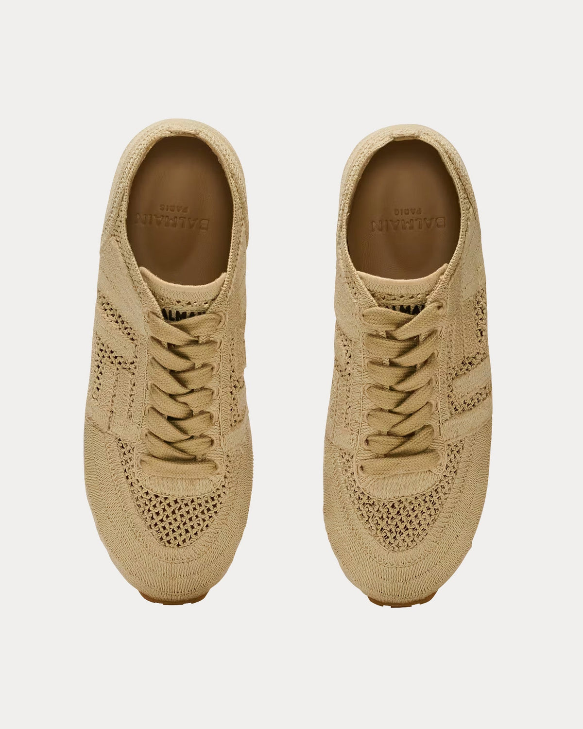 Racer 45 Macramé Beige Low Top Sneakers