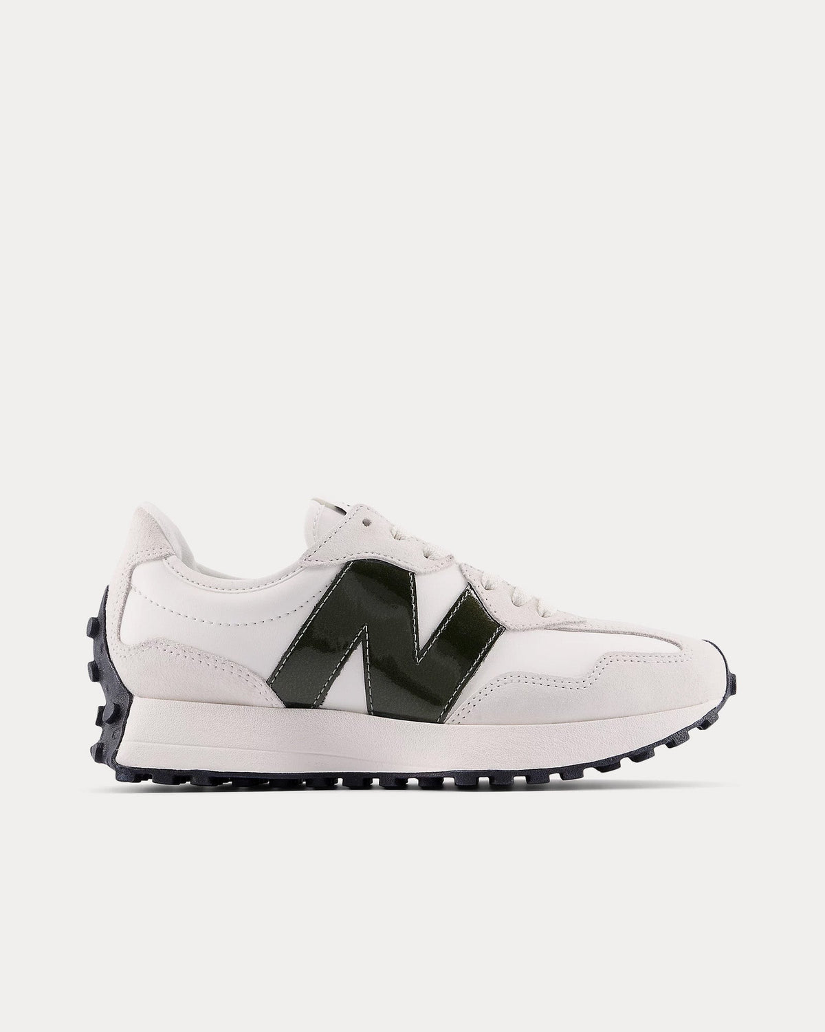 327 Sea Salt / Dark Olivine Low Top Sneakers