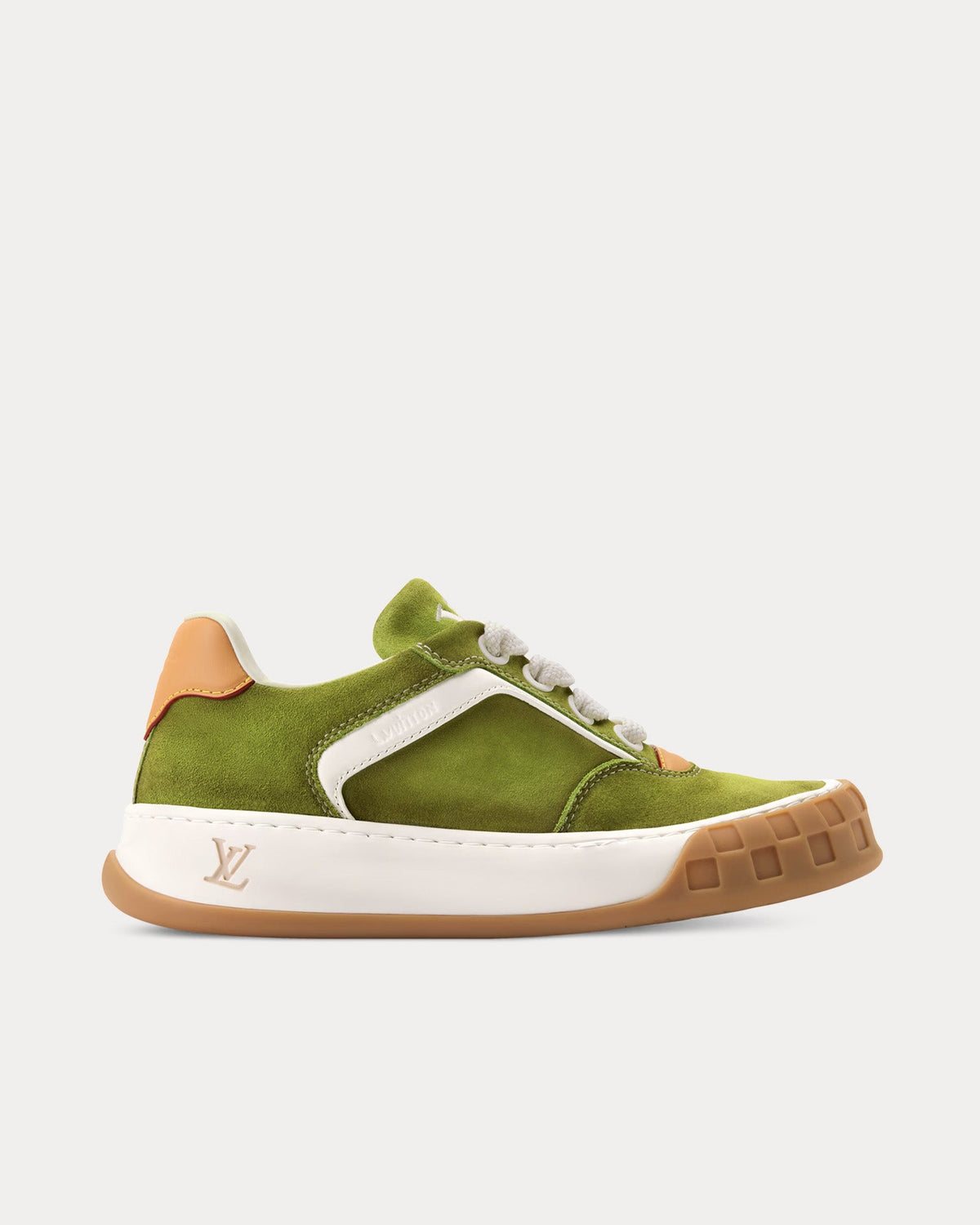 LV Tilted Green Low Top Sneakers