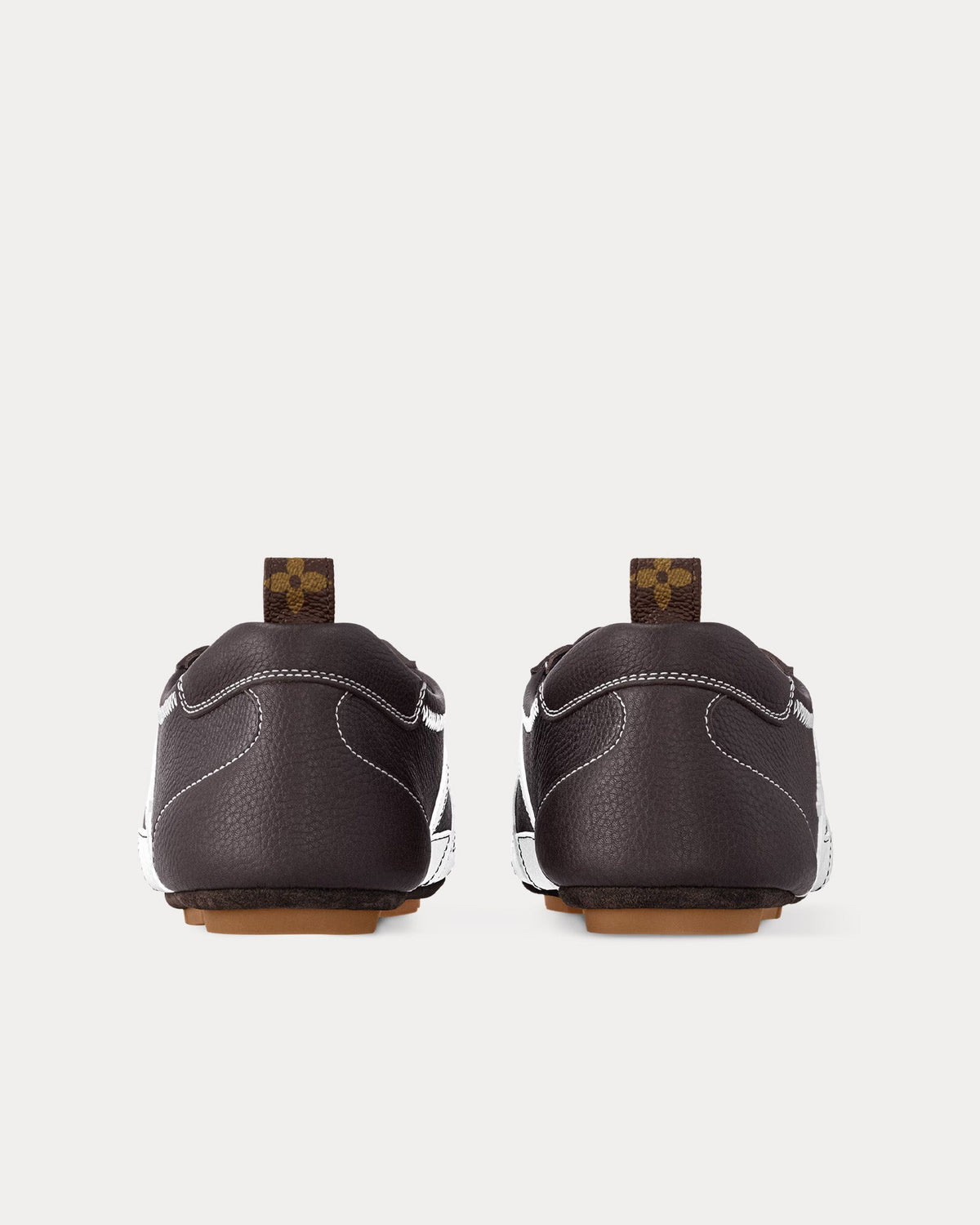 LV Sneakerina Leather Brown Low Top Sneakers