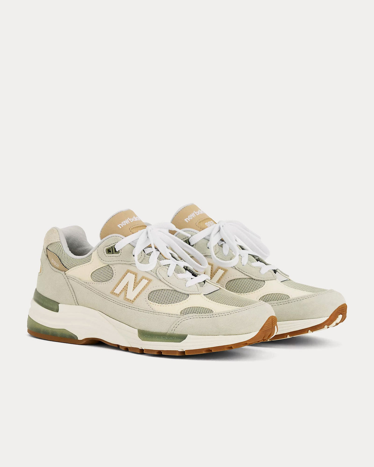Made in USA 992 Olivine / Incense / Raw Cashew Low Top Sneakers