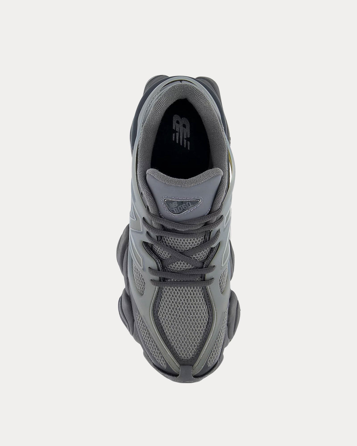 9060 X Black Cement / Black Low Top Sneakers