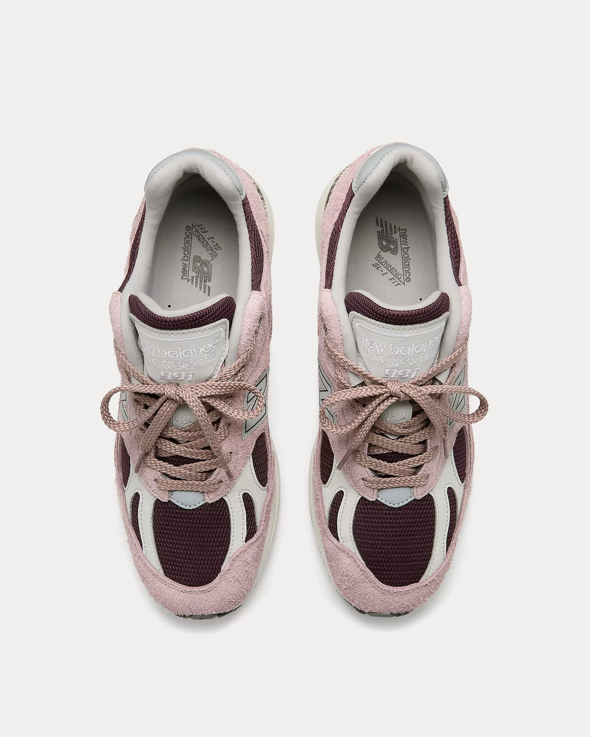 Made in UK 991v2 'Grape Sorbet' Deauville Mauve / Fig / Oyster Mushroom Low Top Sneakers