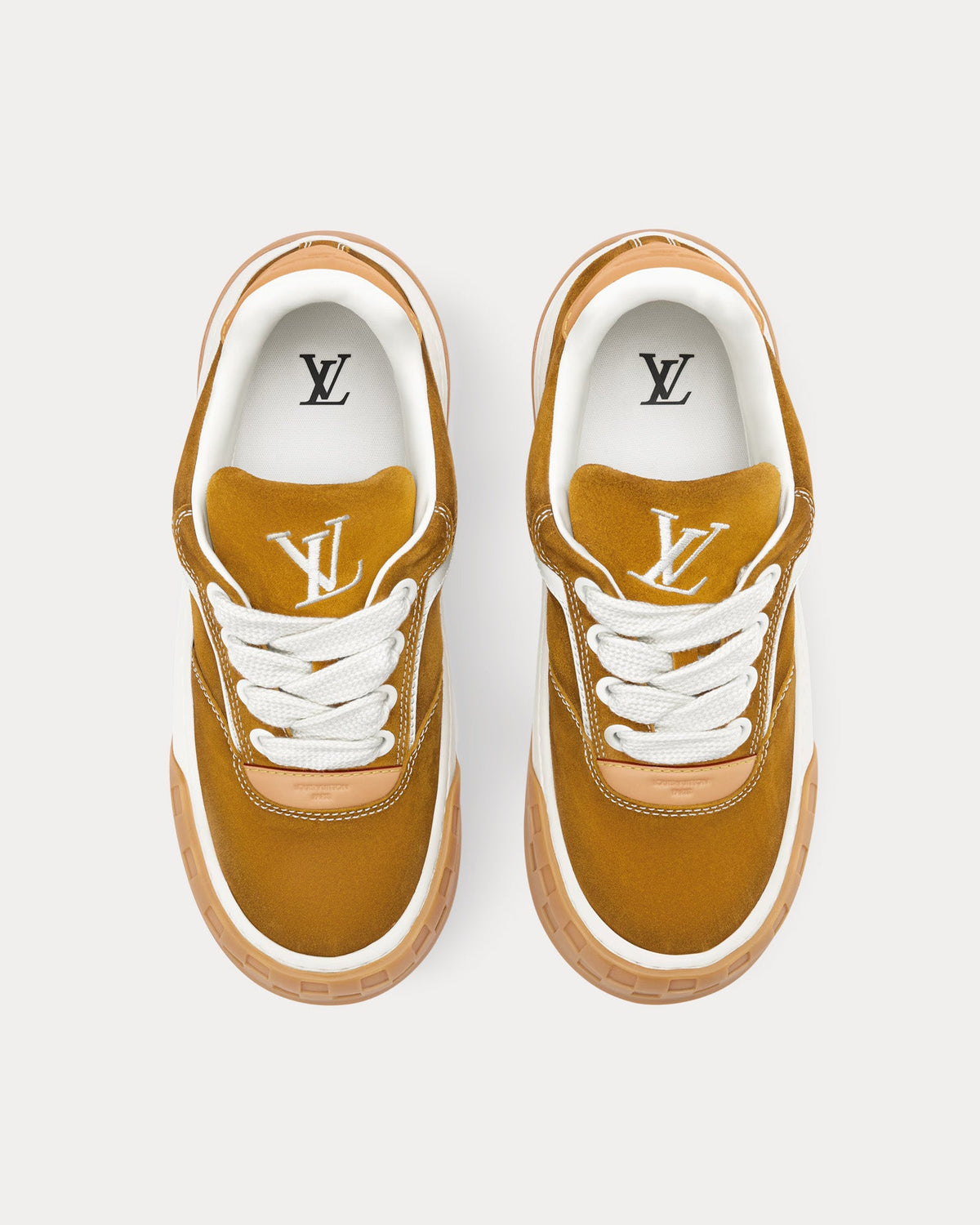 LV Tilted Cognac Low Top Sneakers