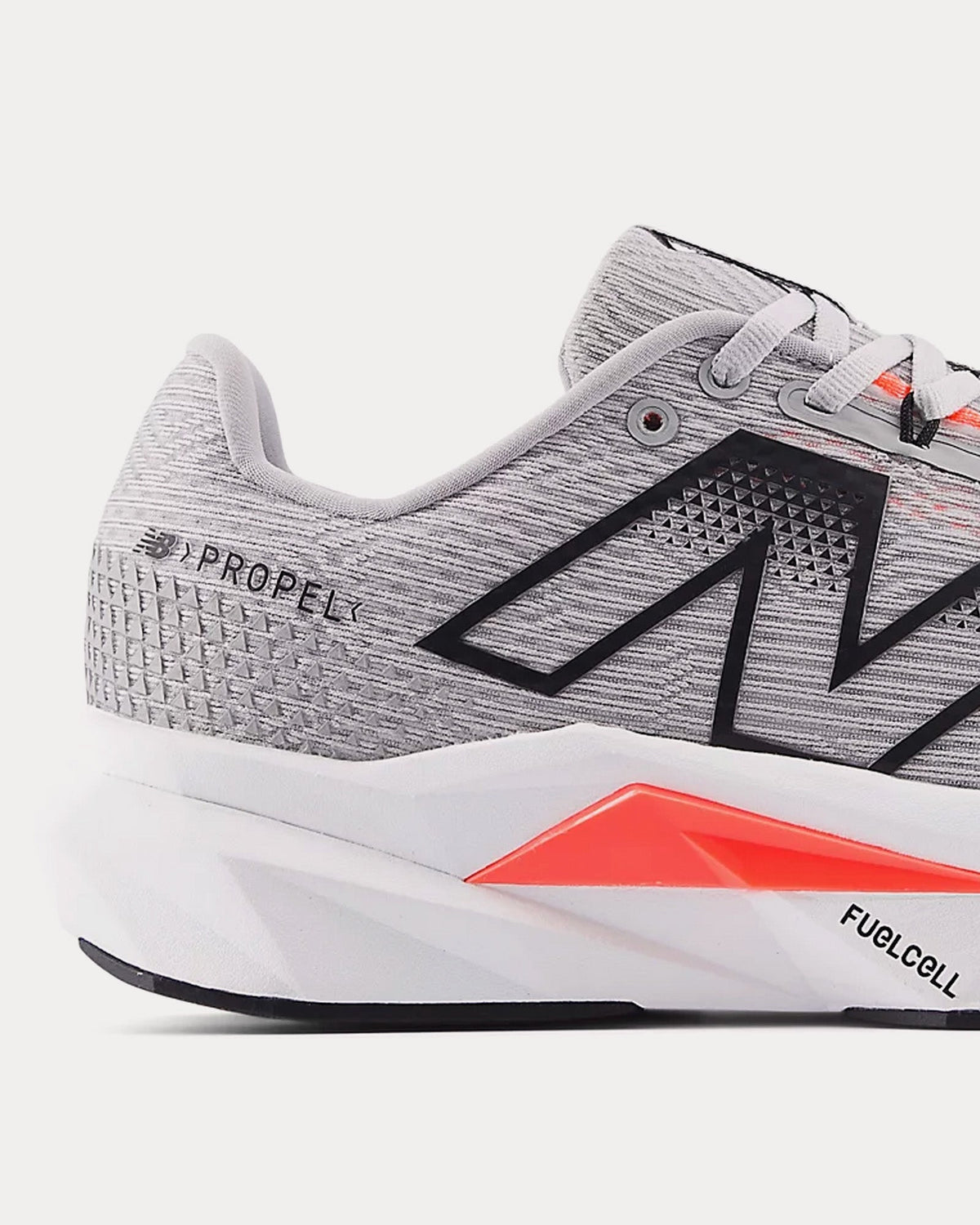 FuelCell Propel v5 Rain Cloud / Urgent Red / Black Cement Running Shoes