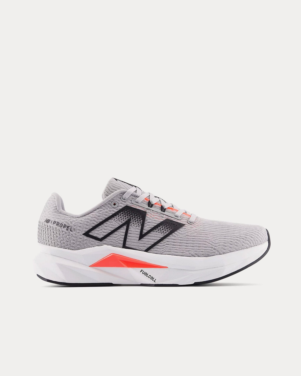 FuelCell Propel v5 Rain Cloud / Urgent Red / Black Cement Running Shoes