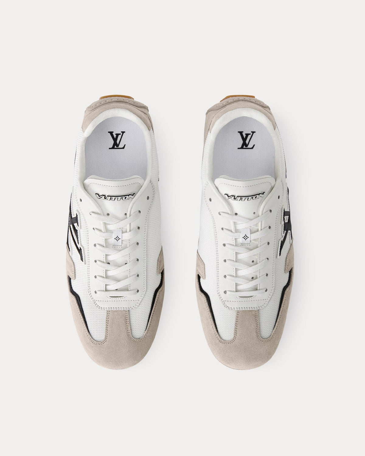 LV Rally Grey / White Low Top Sneakers