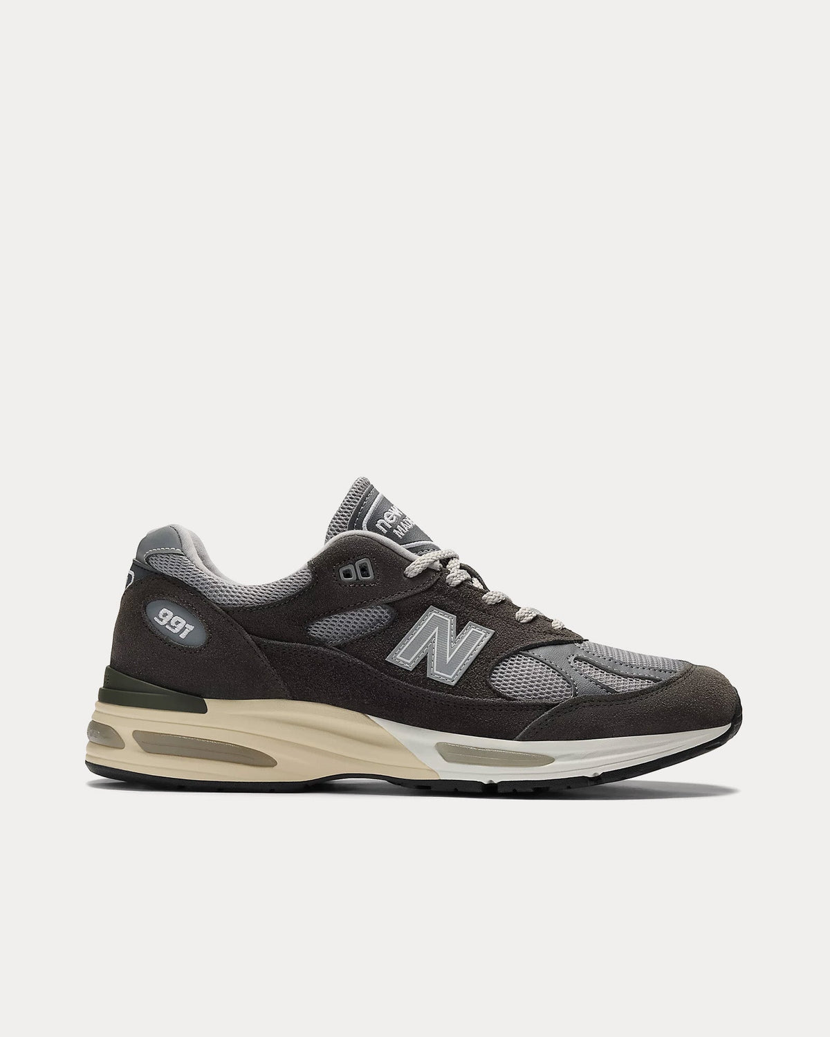 Made in UK 991v2 'Elevated Essentials' Forged Iron / Alloy / Smoked Pearl Low Top Sneakers