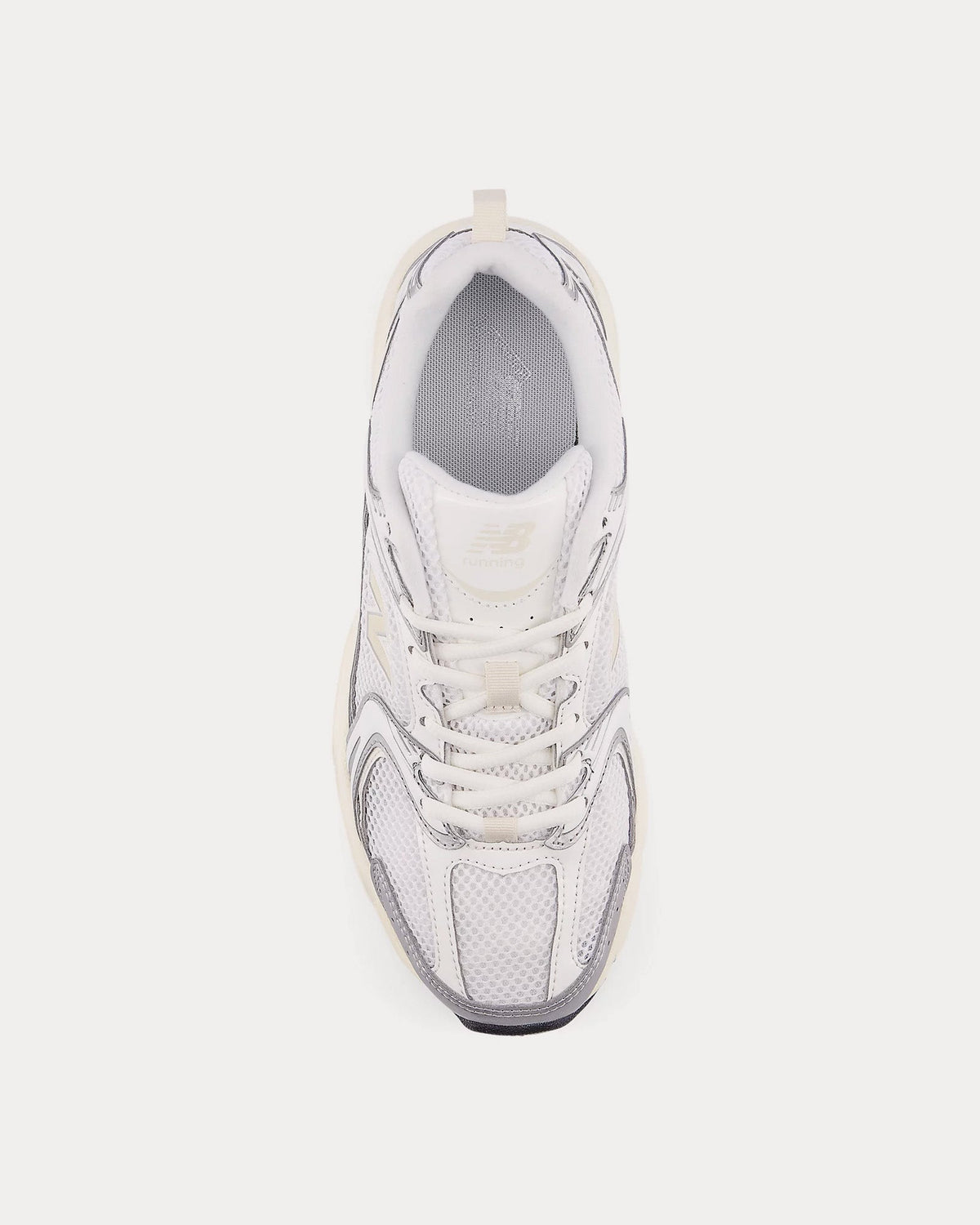 530 Silver Metallic / Linen Low Top Sneakers