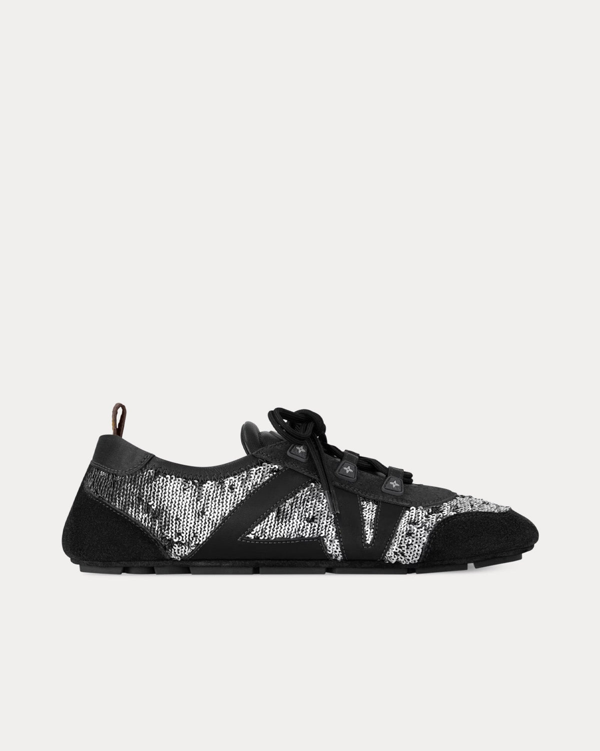 LV Sneakerina Sequins Black / Silver Low Top Sneakers