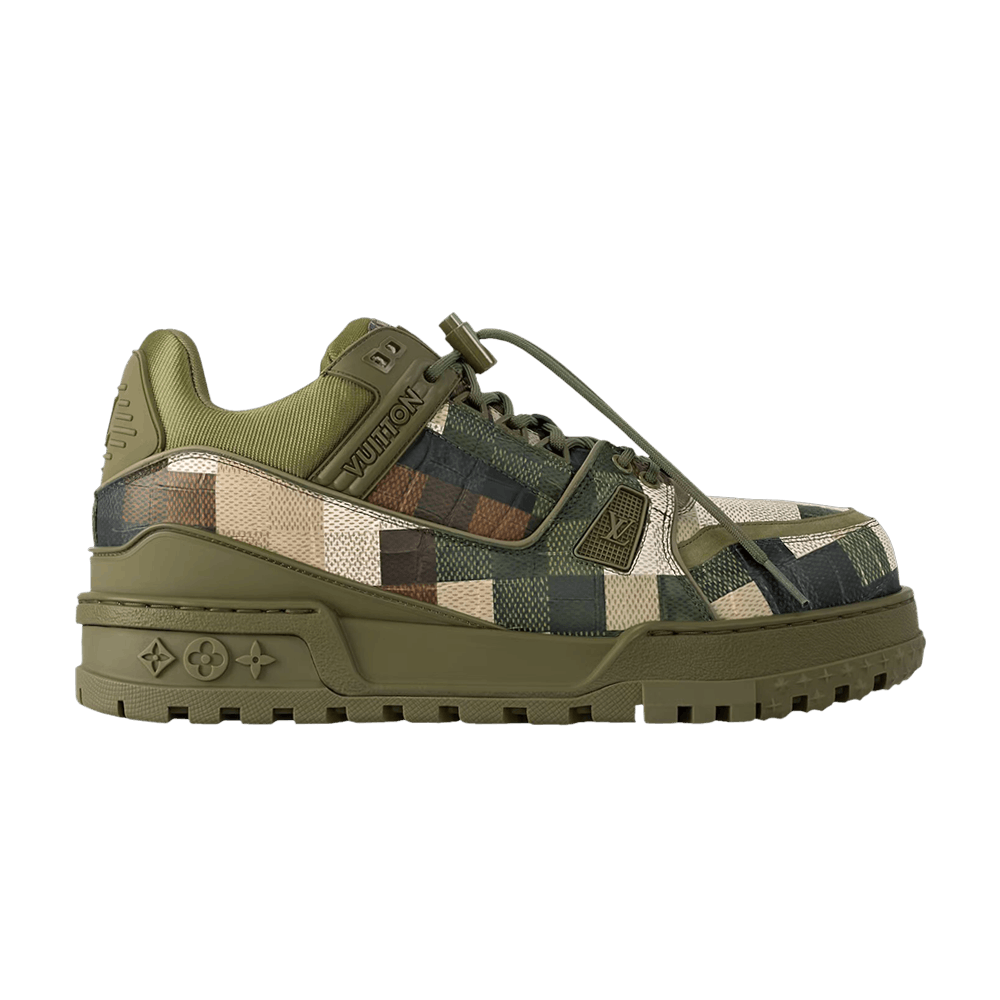 Louis Vuitton LV Trainer Maxi Sneaker Green Damoflage Damier