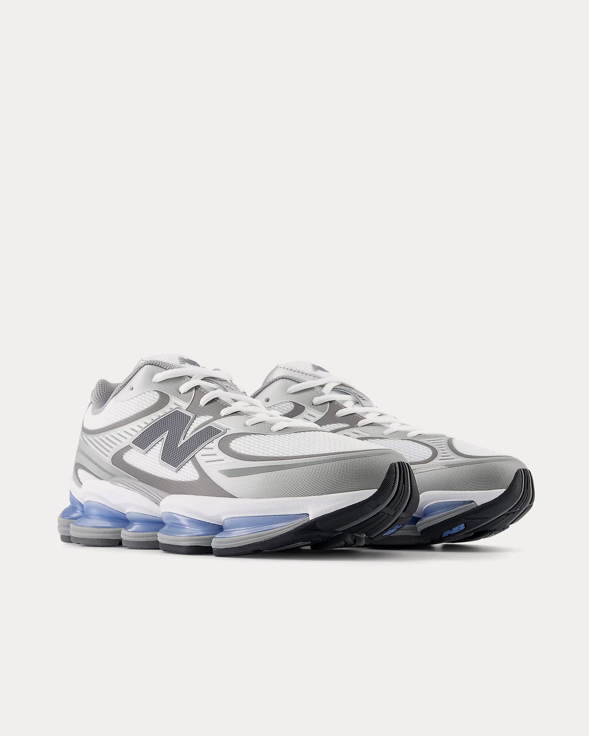 Abzorb 2000 White / Silver Metallic / Castlerock Low Top Sneakers