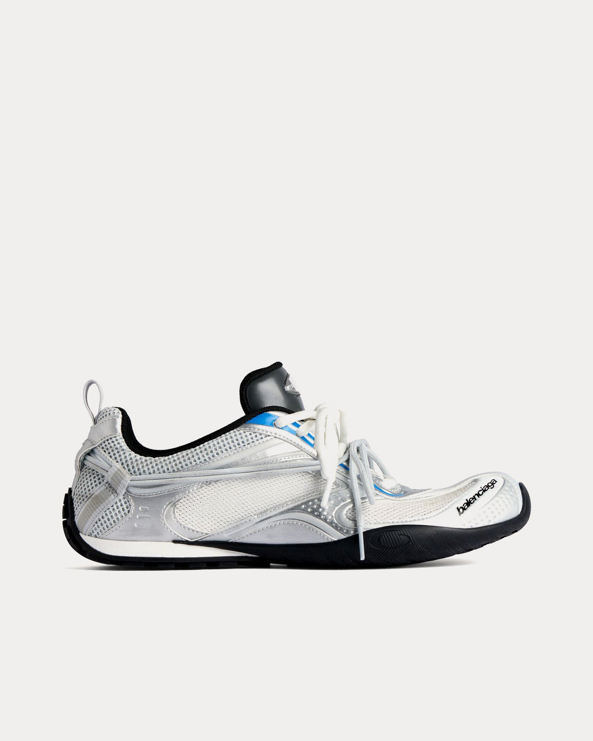 Radar Gradient Lines White / Grey / Silver / Black / Blue Low Top Sneakers