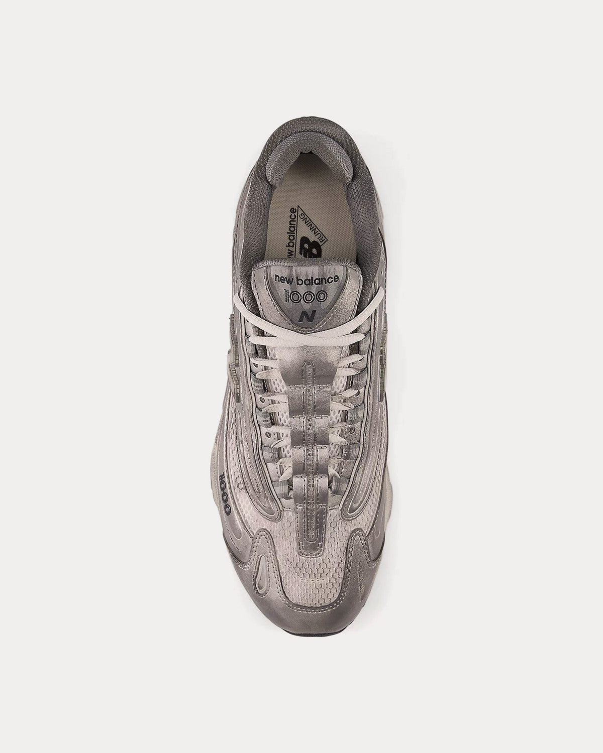 1000 Silver Metallic / Grey Matter / Raincloud Low Top Sneakers