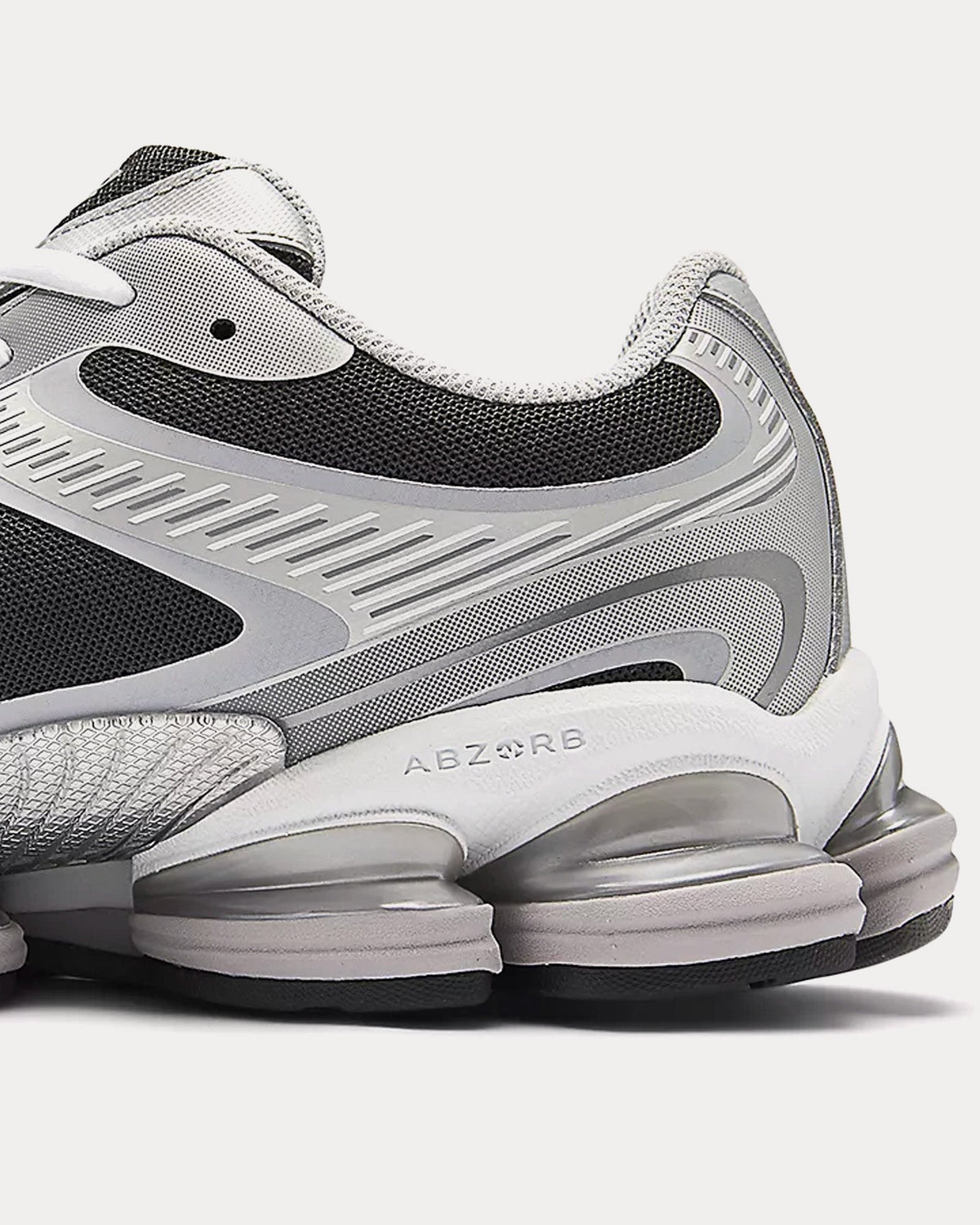 Abzorb 2000 Silver Metallic / Faded Black Low Top Sneakers