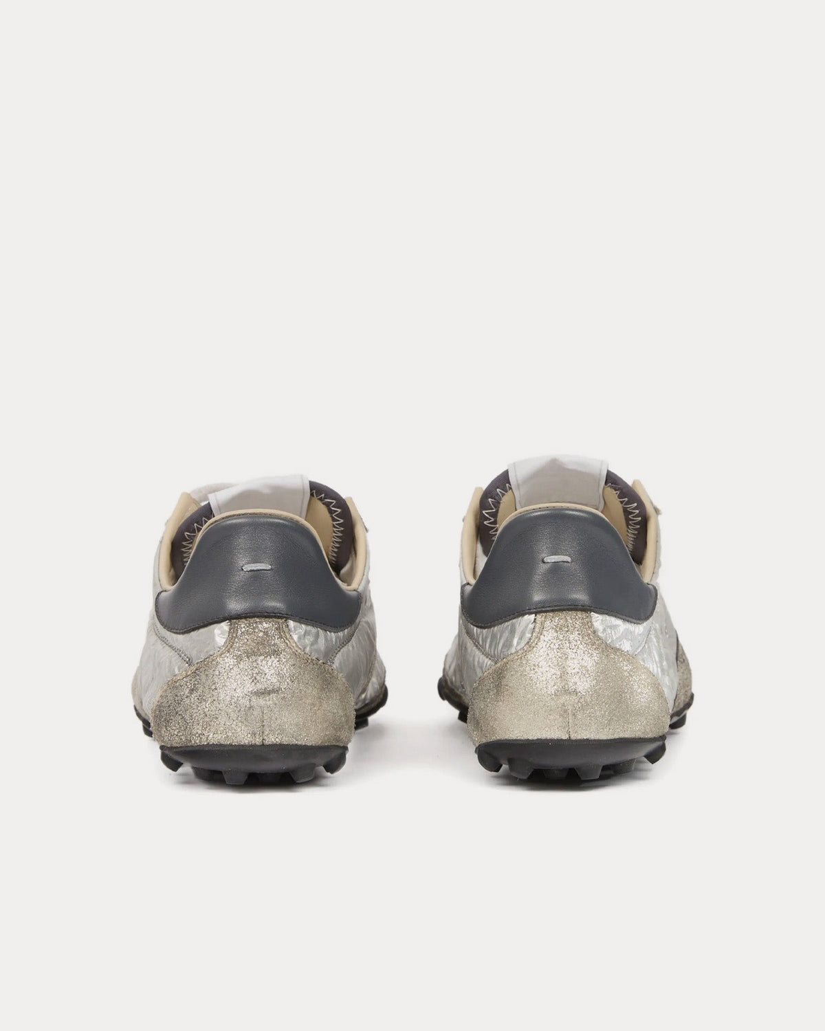 Sprinters Metallic Silver Low Top Sneakers