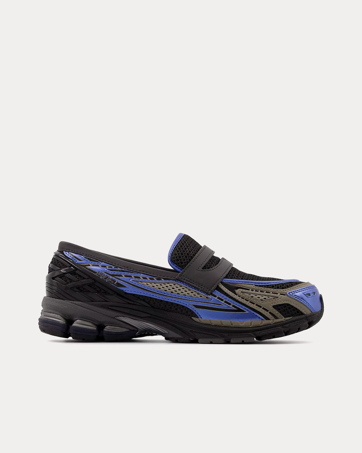 1906L Black Cement / Blue Gemstone Loafers