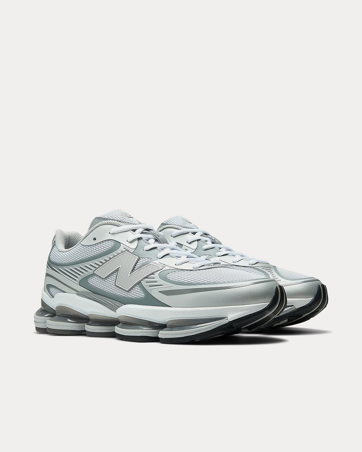 Abzorb 2000 Pearl Grey / NB White Low Top Sneakers