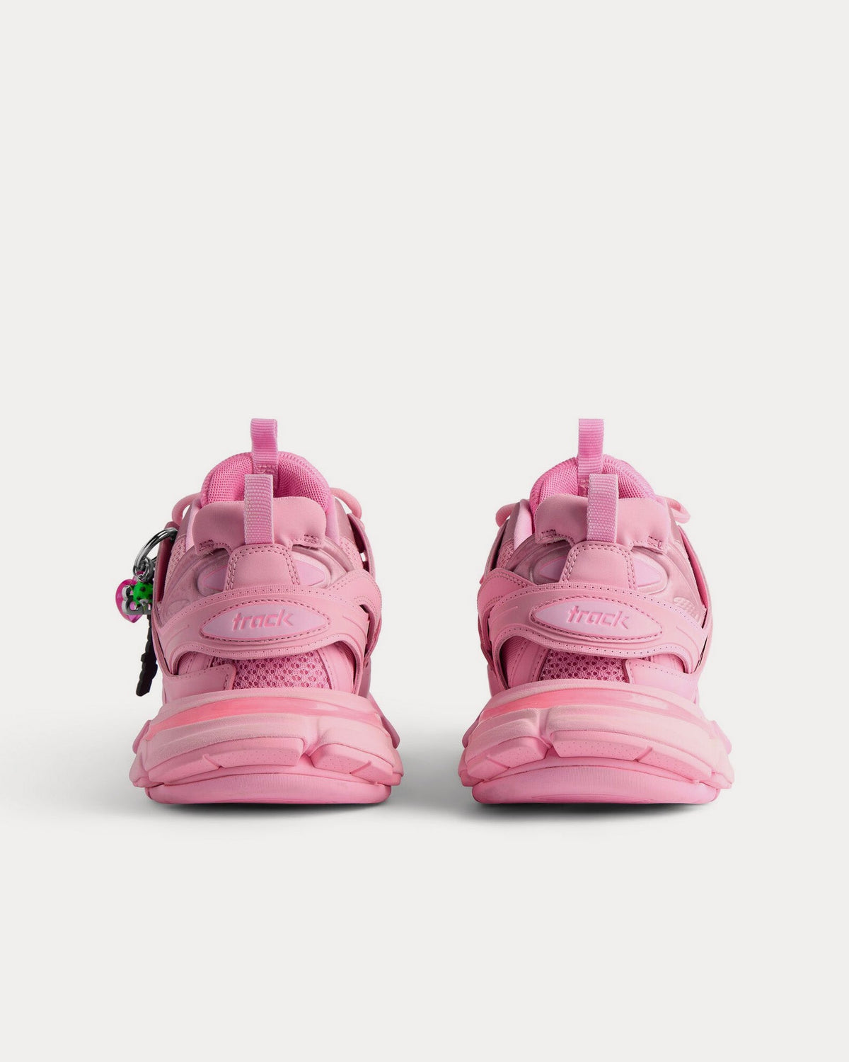 Track with Charms Pink Low Top Sneakers