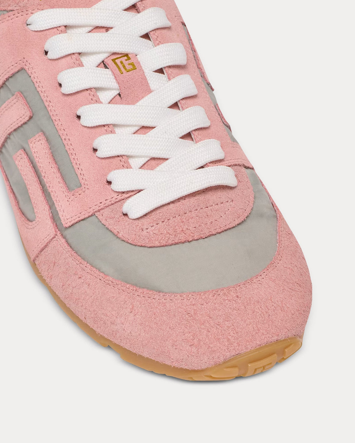 Racer 45 Suede & Nylon Pink Low Top Sneakers