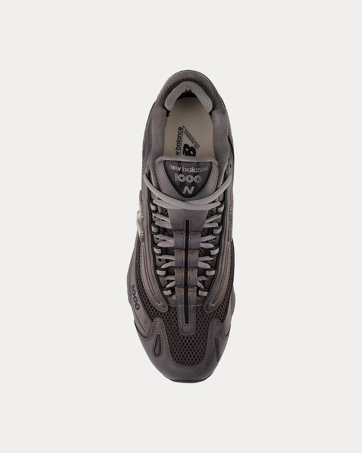 1000 Black Metallic / Black Cement / Slate Grey Low Top Sneakers