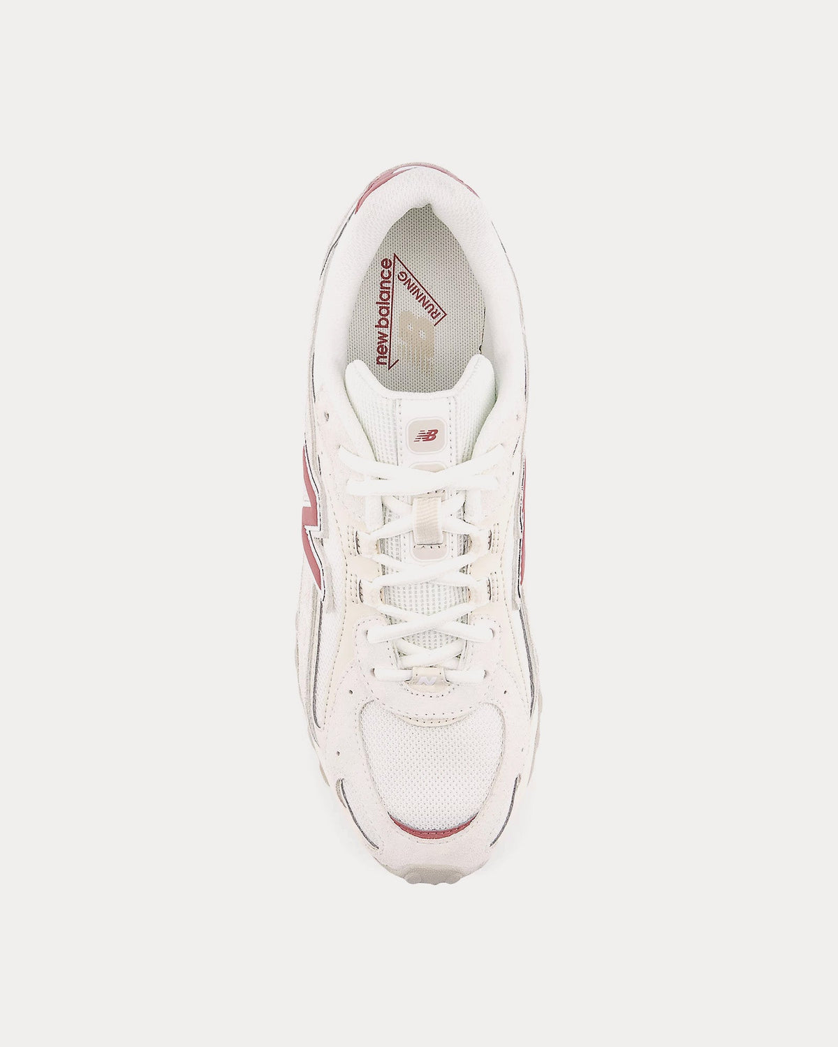 204L Sea Salt / Red Rock Low Top Sneakers
