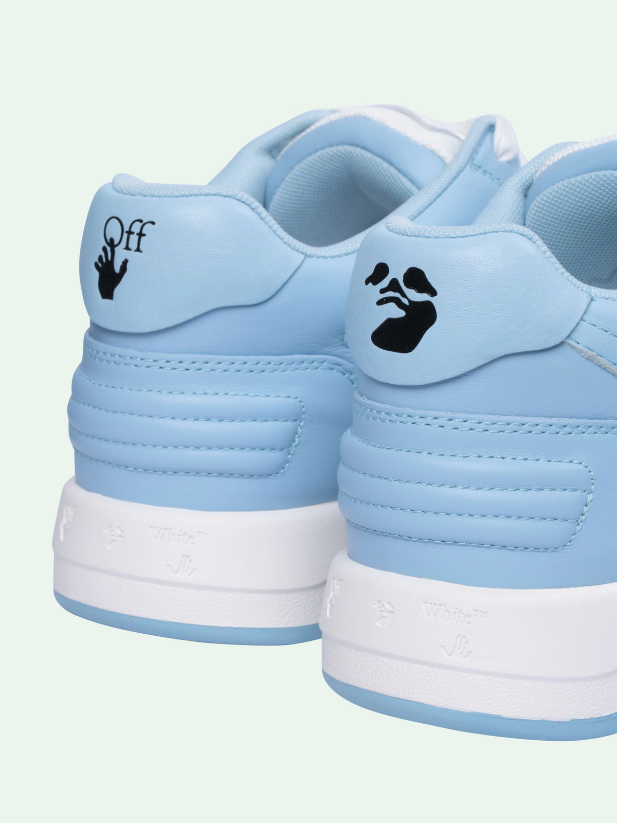 Off-White LOW TOP OUT OF OFFICE OOO Light Blue