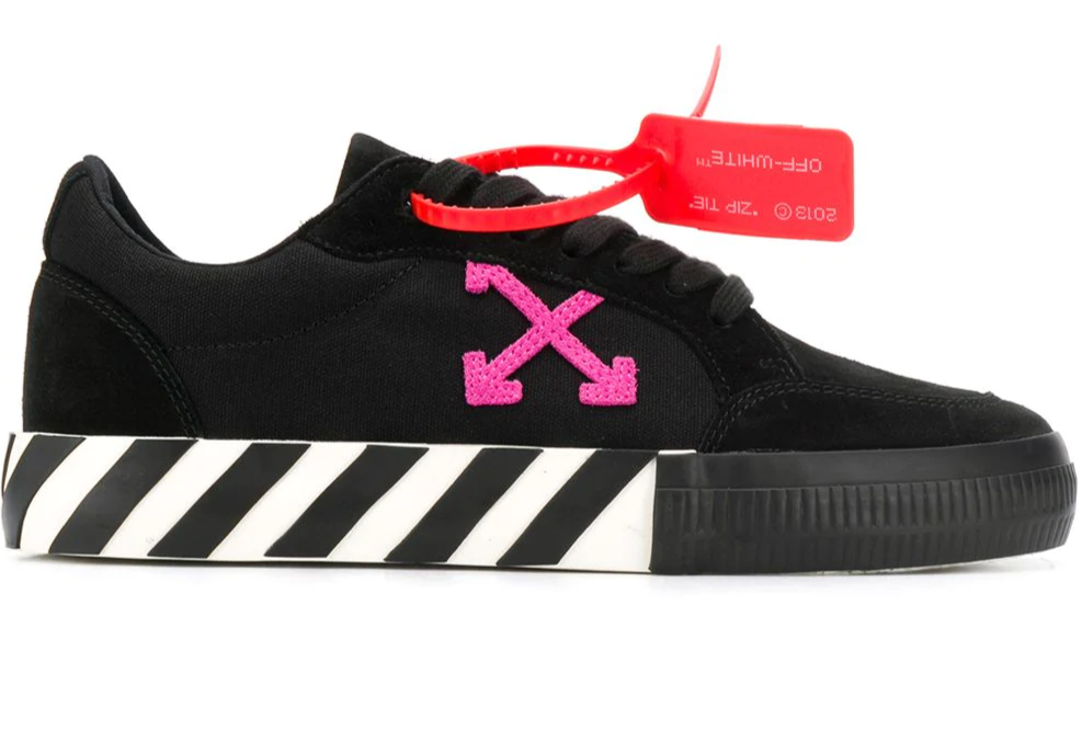 Off-White Arrows-logo Black Pink