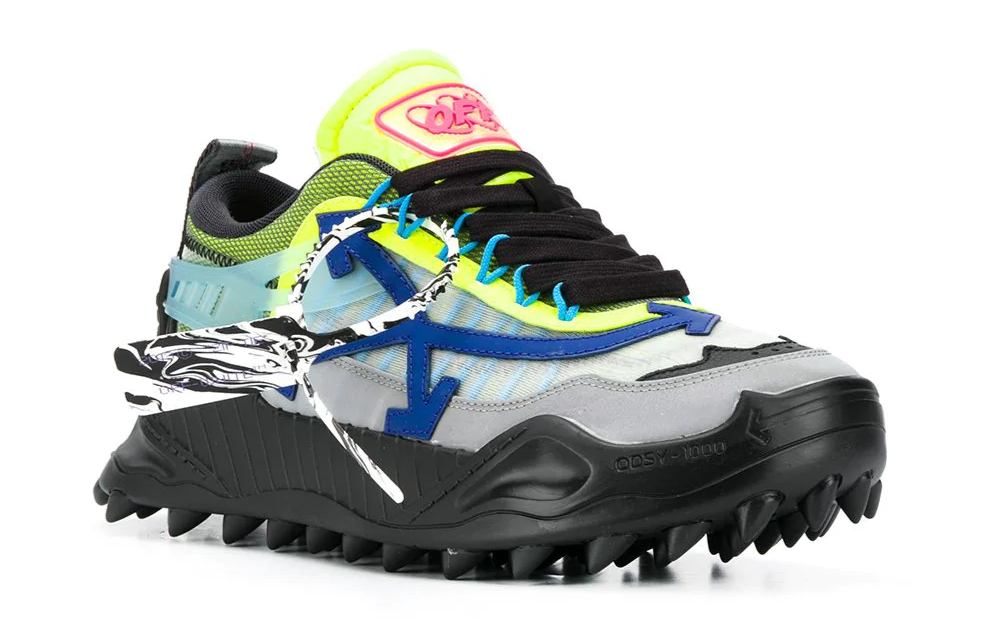 Off-White Odsy-1000 low-top Yellow Blue