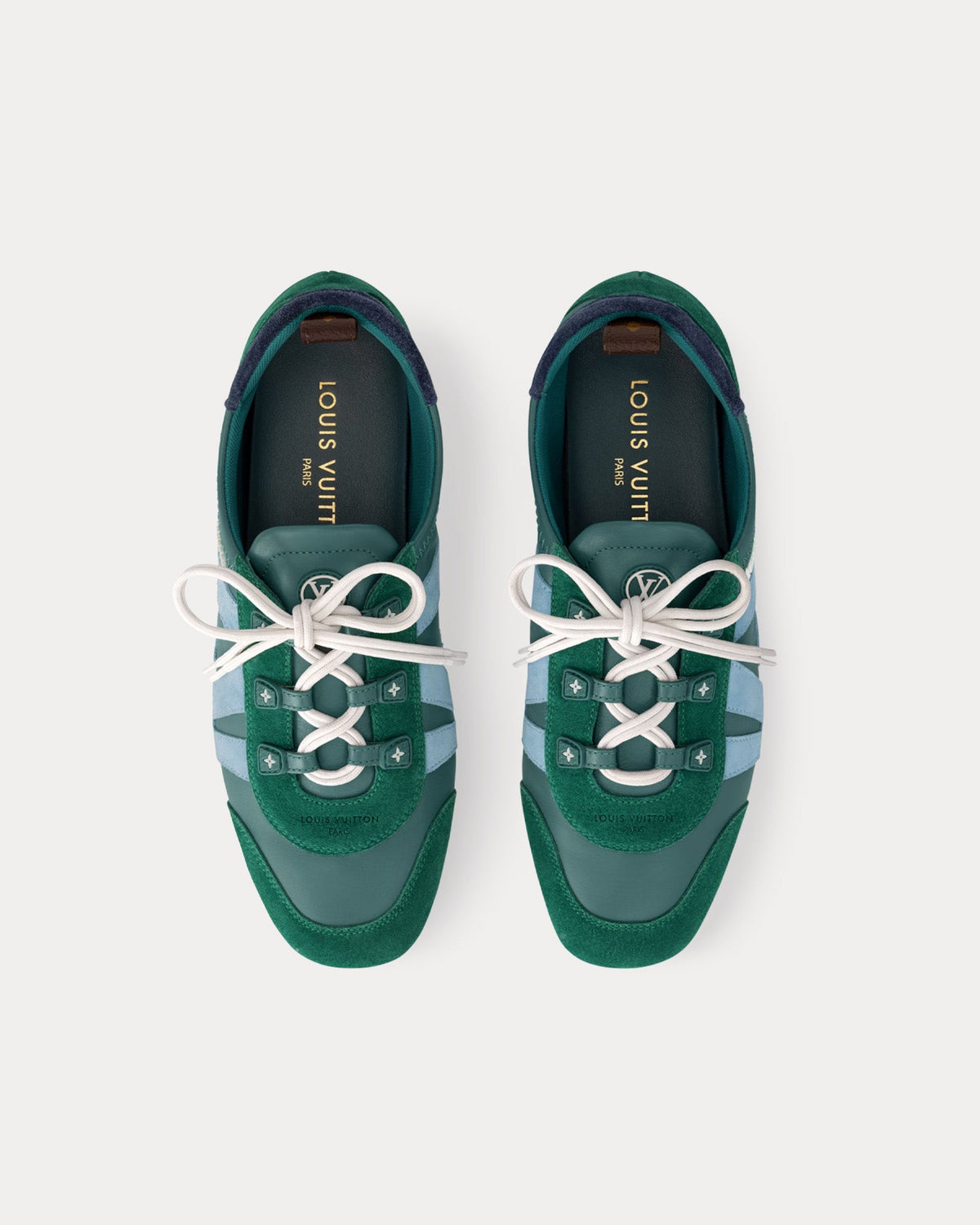 LV Sneakerina Vert Green Low Top Sneakers