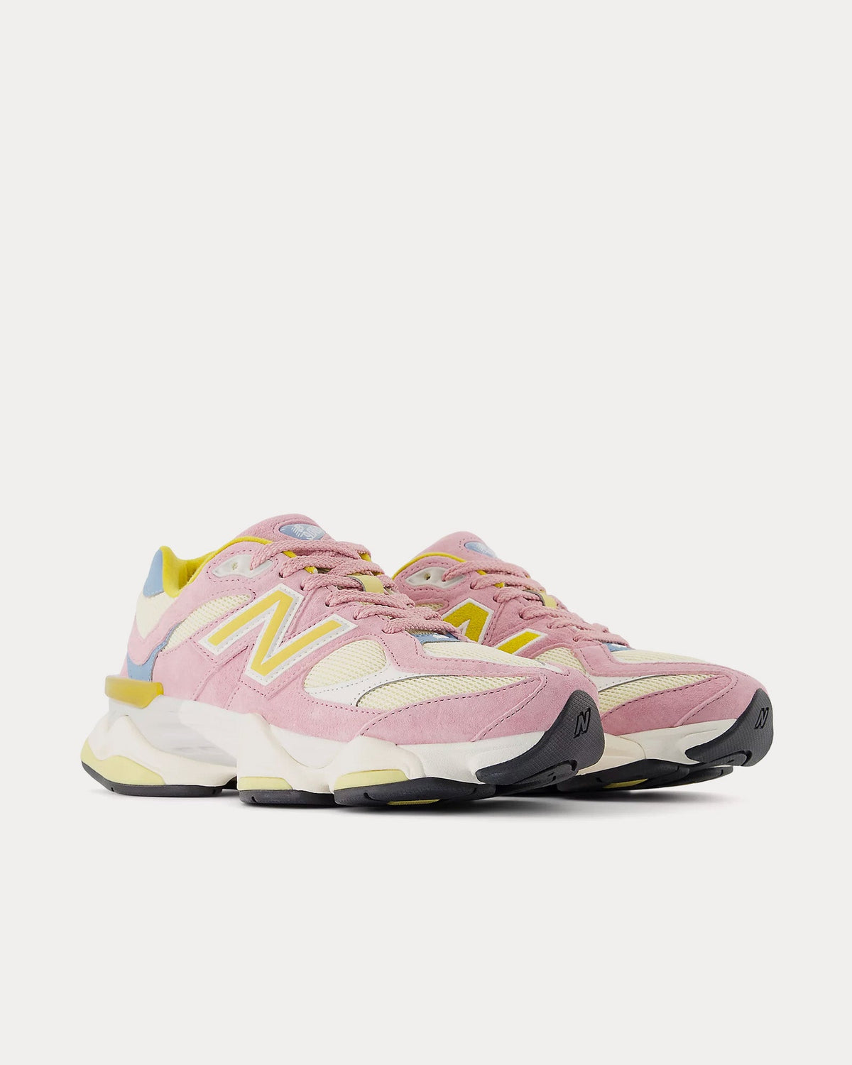 9060 Pink Taffy / Calcium Low Top Sneakers