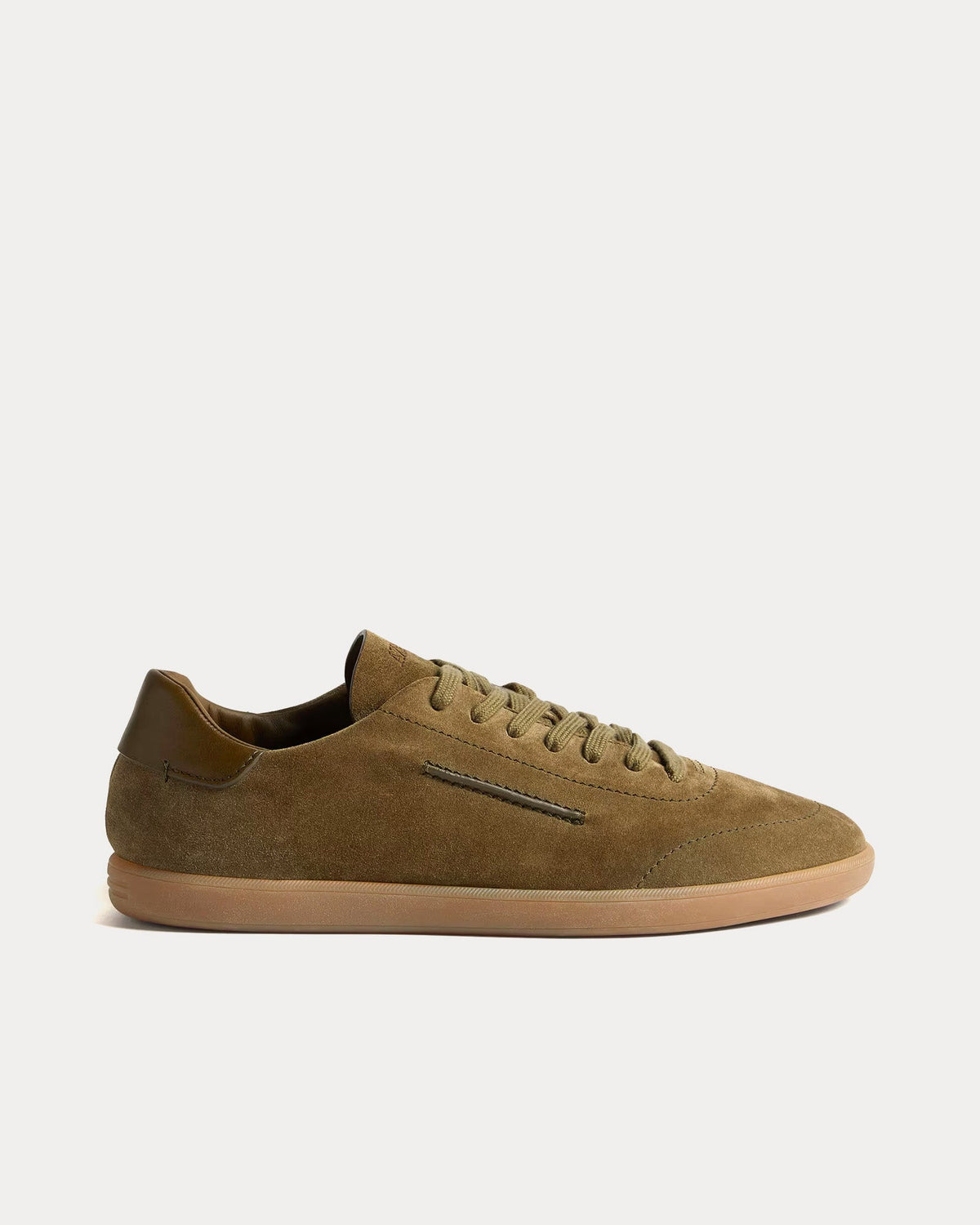 232 Olive Green Low Top Sneakers