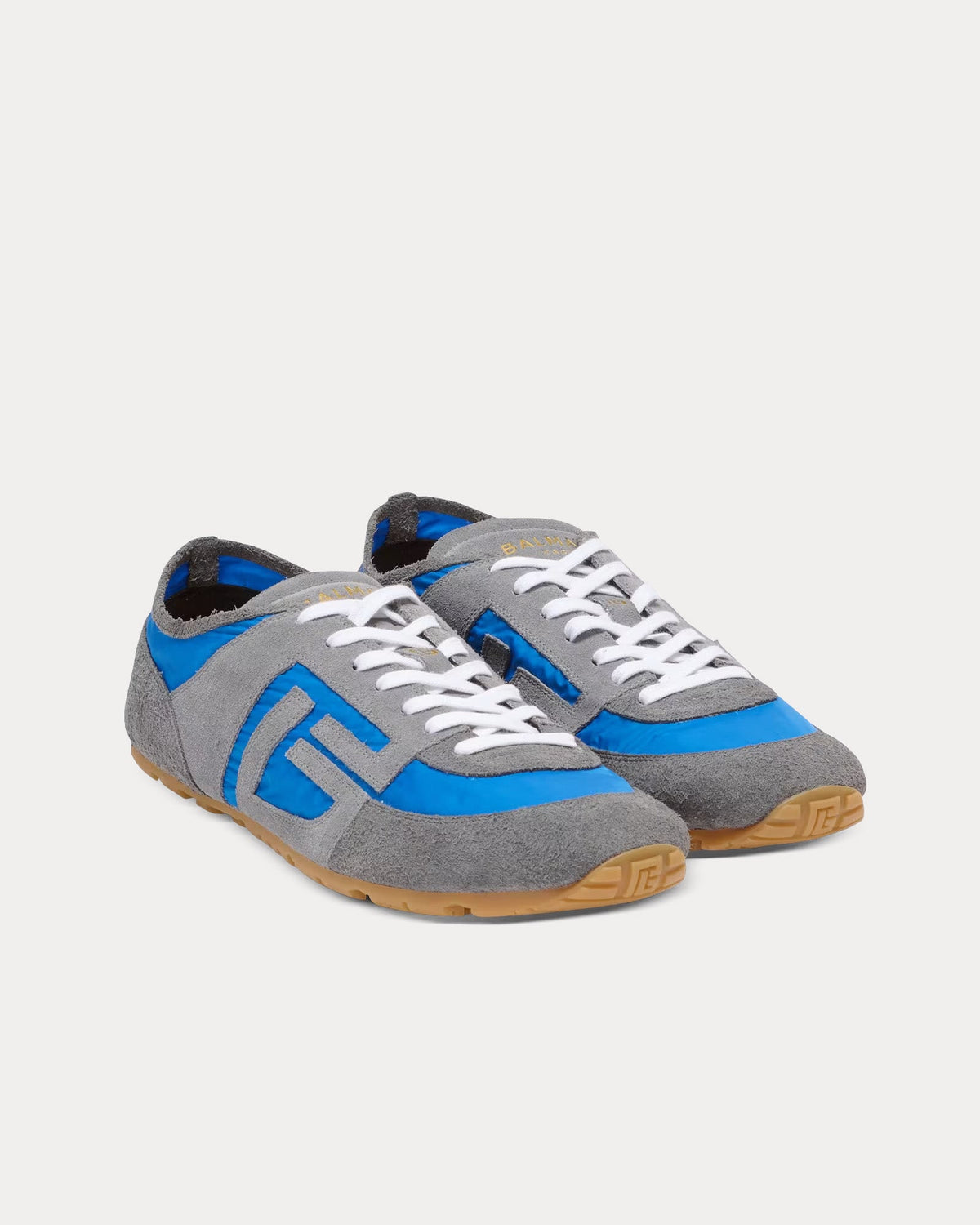 Racer 45 Suede & Nylon Blue Low Top Sneakers