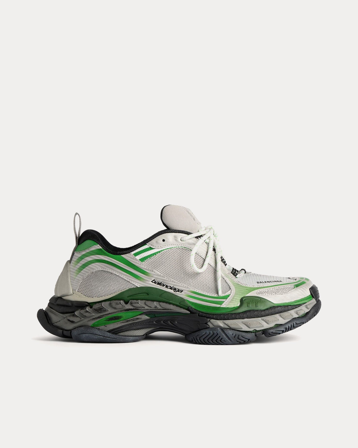 Triple S.2 Grey / Green Low Top Sneakers