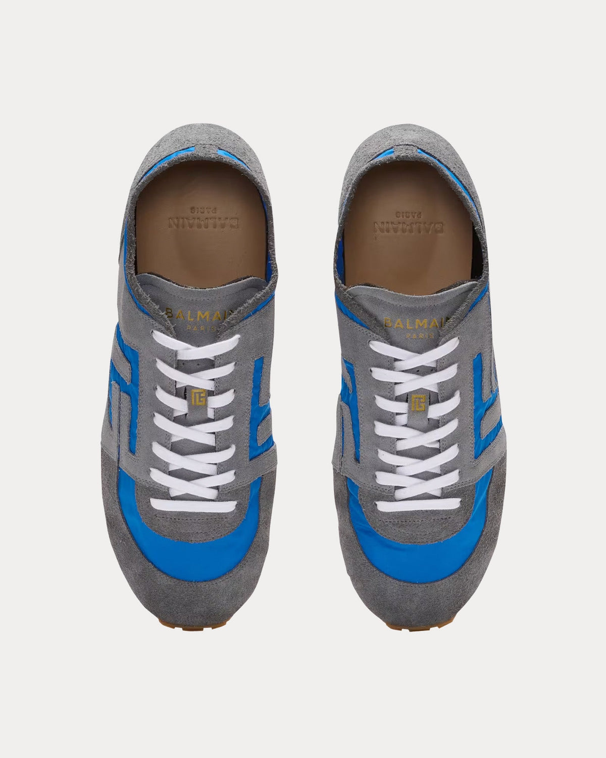 Racer 45 Suede & Nylon Blue Low Top Sneakers