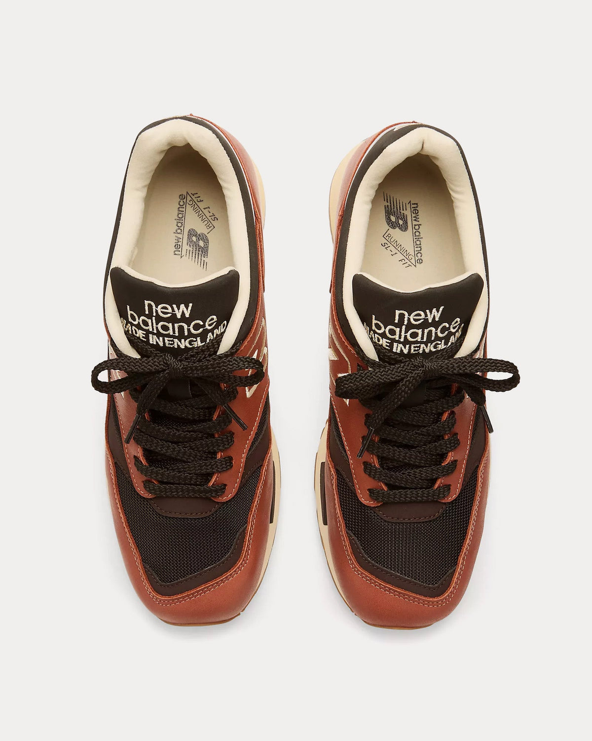 MADE in UK 1500v1 Maple Syrup / Black / Black Coffee Low Top Sneakers