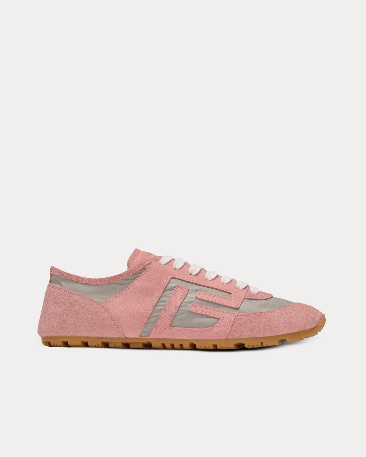 Racer 45 Suede & Nylon Pink Low Top Sneakers