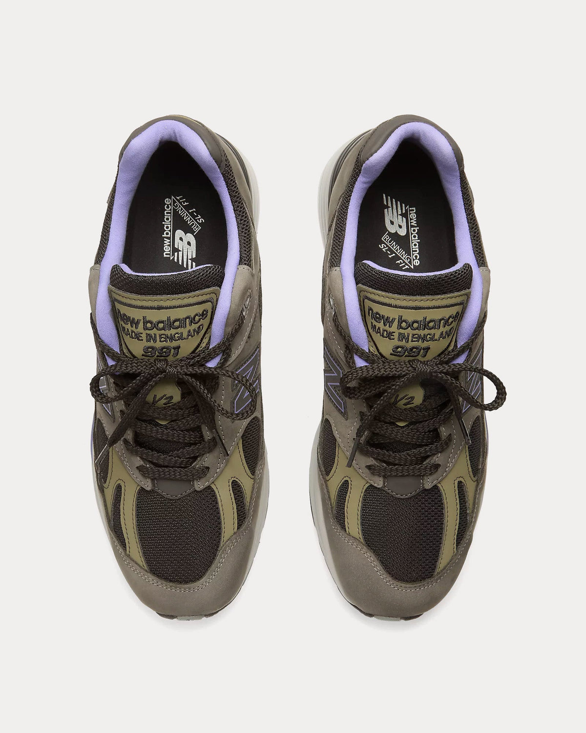 Made in UK 991v2 'Iconic Influences' Magnet / Black / Corsican Blue Low Top Sneakers