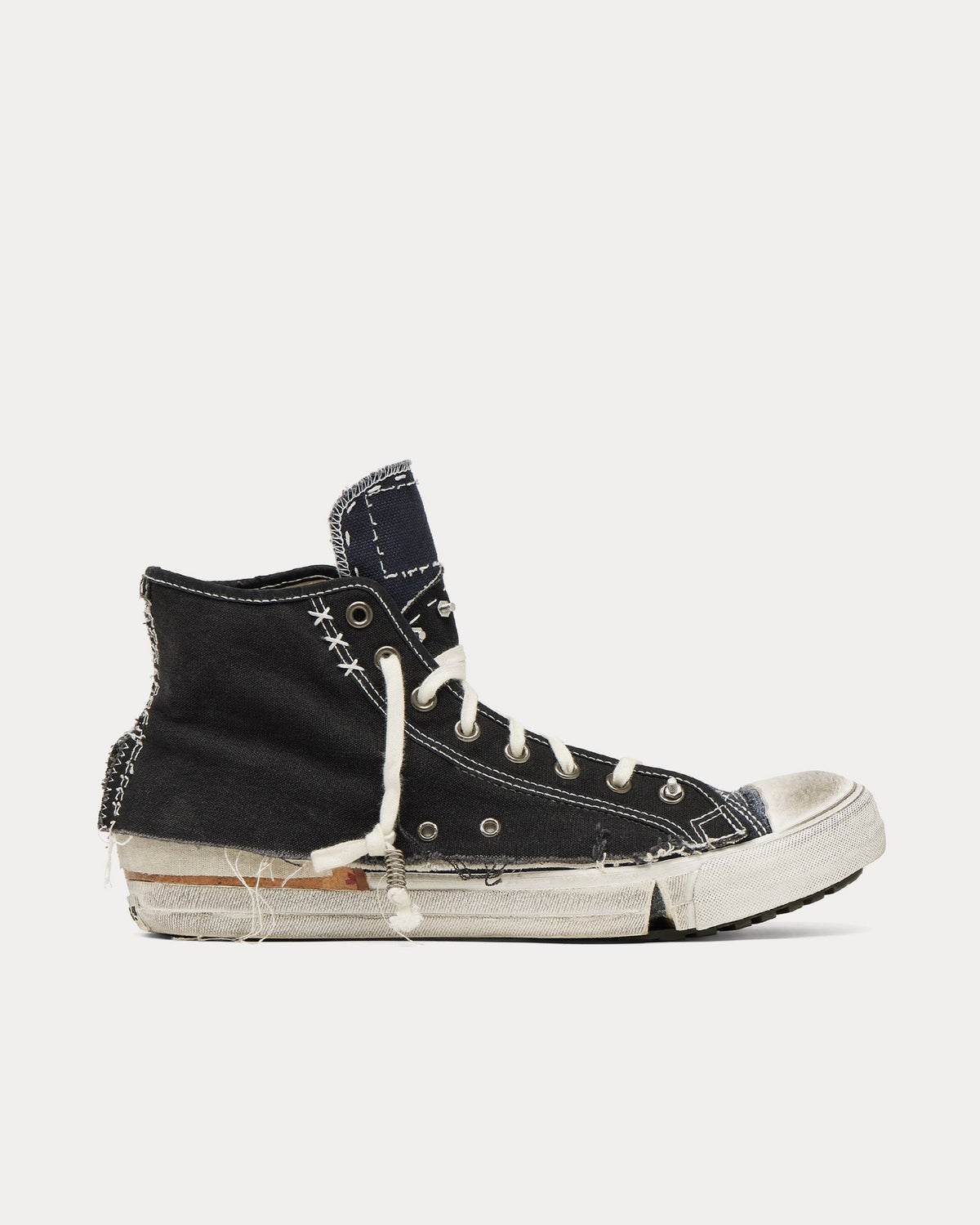 Loved To Death Blue / Black High Top Sneakers
