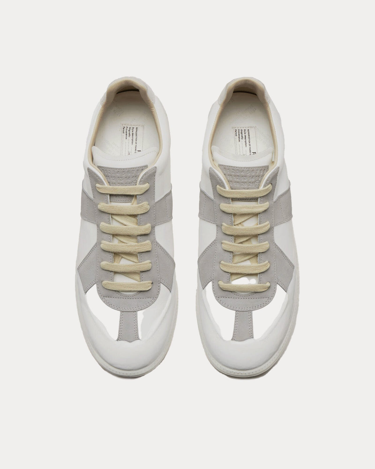 Replica Glow White Low Top Sneakers