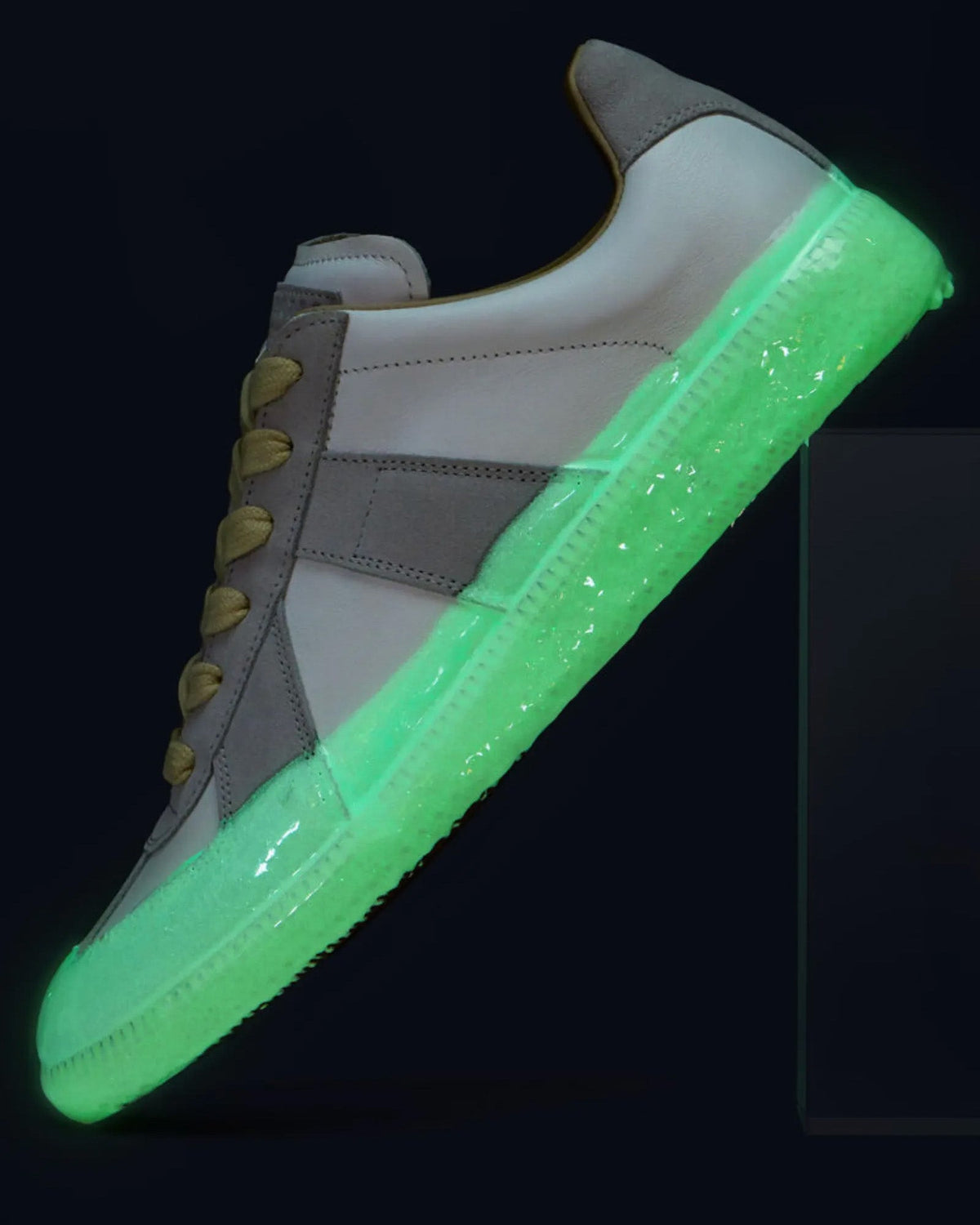 Replica Glow White Low Top Sneakers