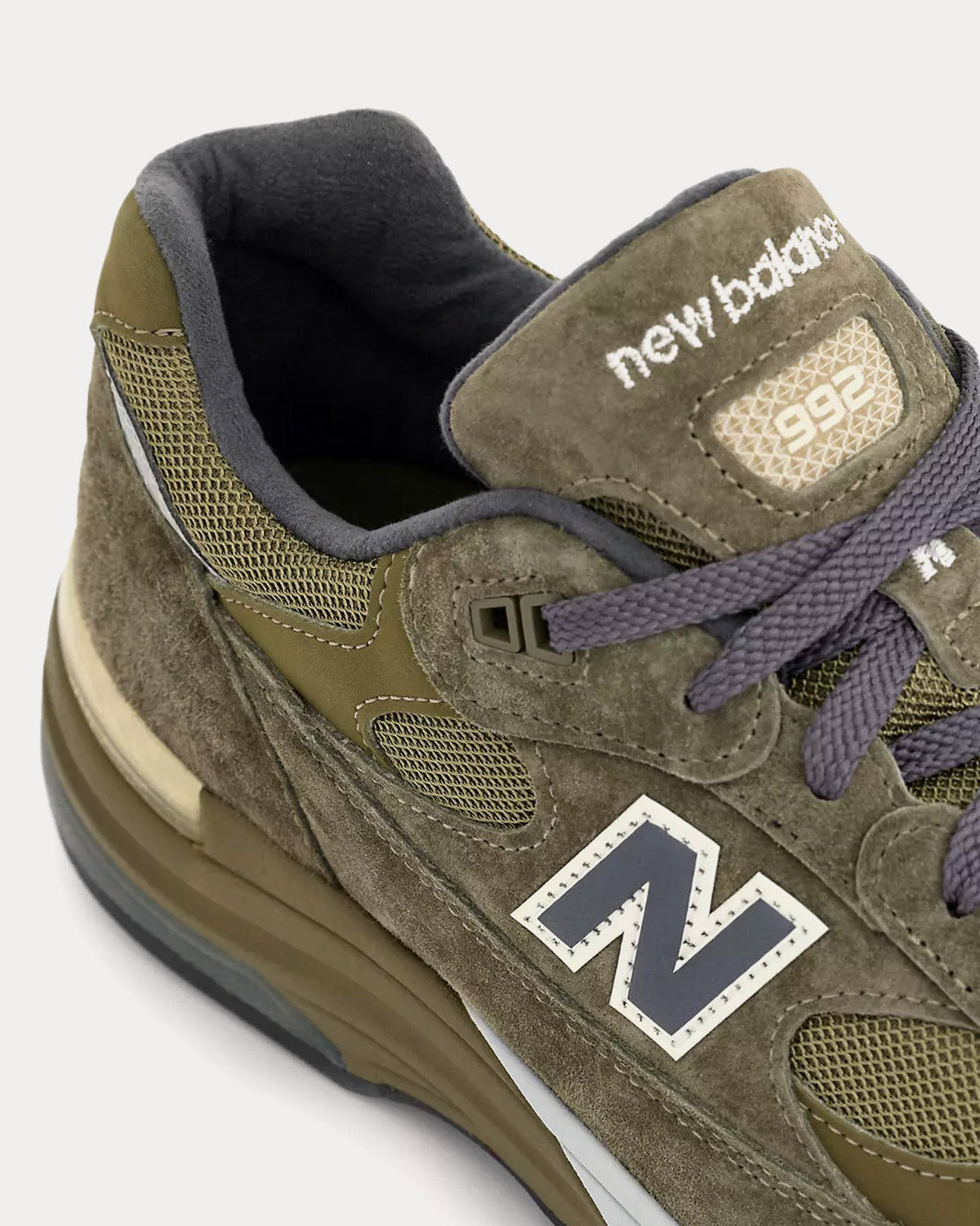 Made in USA 992 Dark Camo / Covert Green / Aluminum Grey Low Top Sneakers