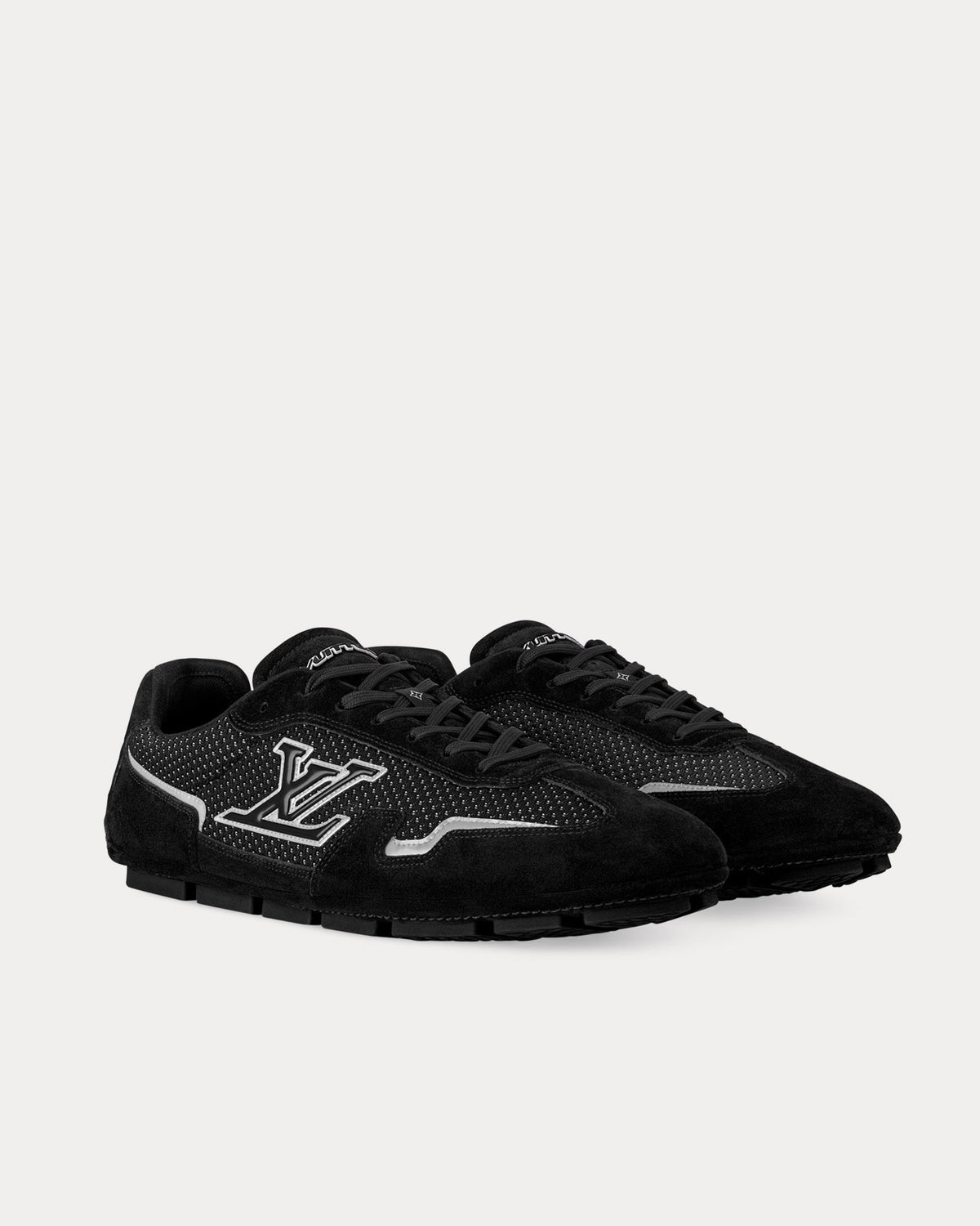 LV Rally Black Low Top Sneakers