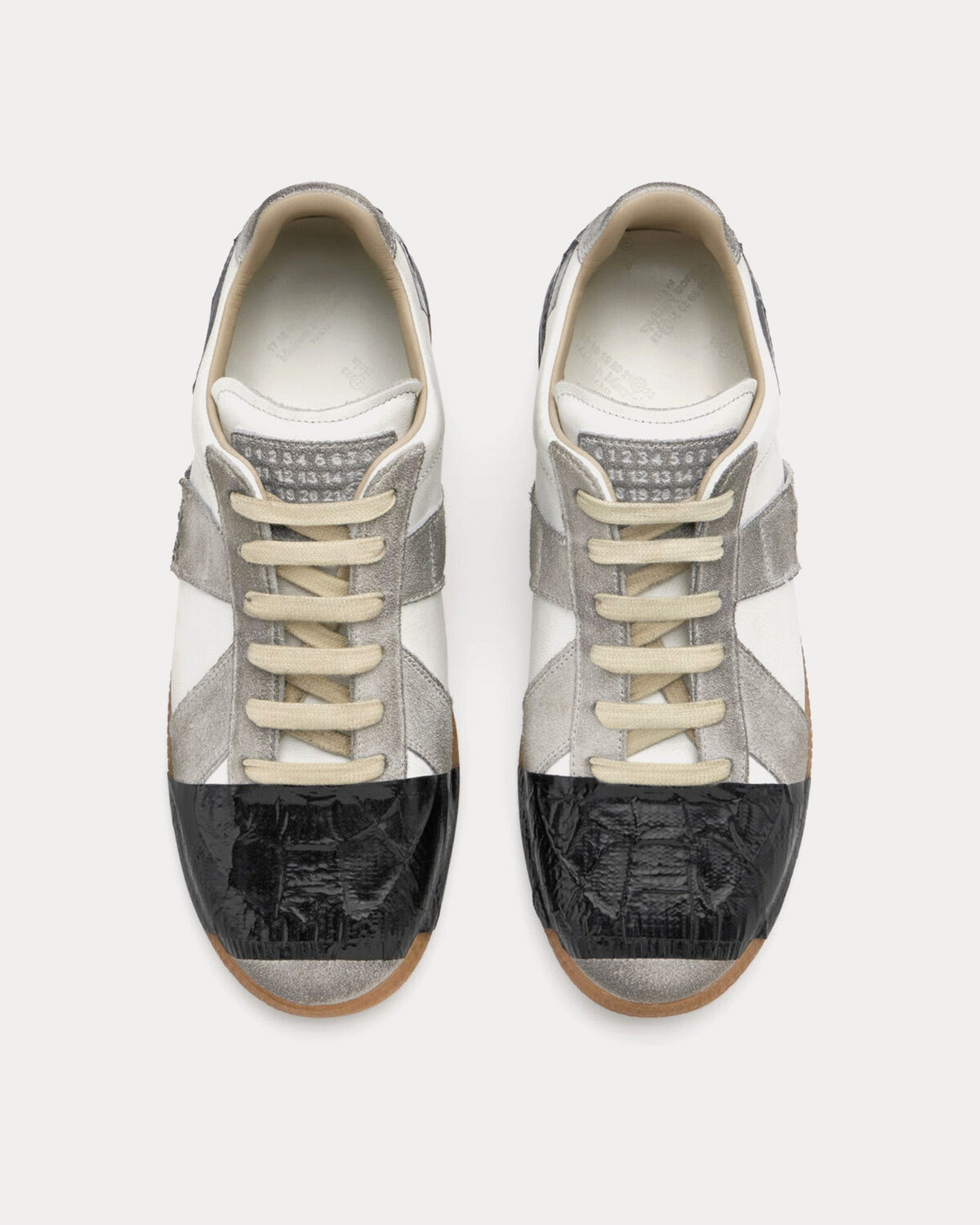 Replica Tape Dirty Wash Low Top Sneakers