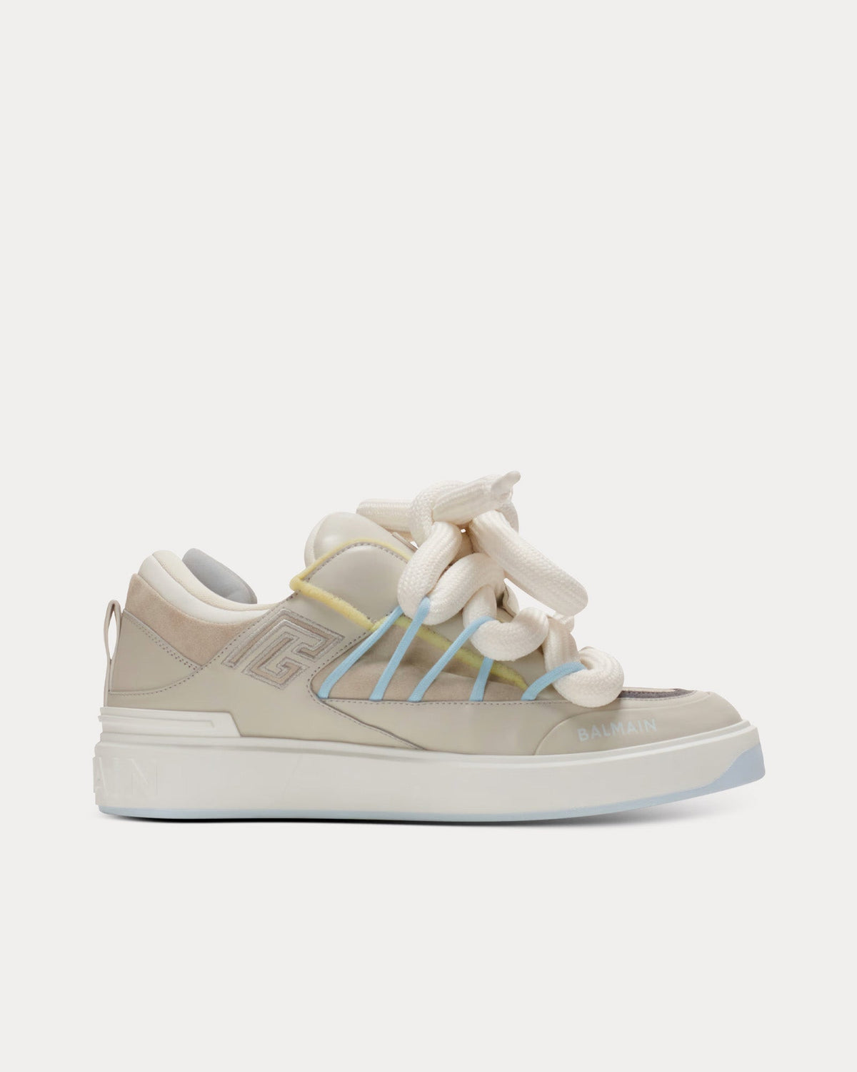 B-Court Puffy Skate Grey Low Top Sneakers